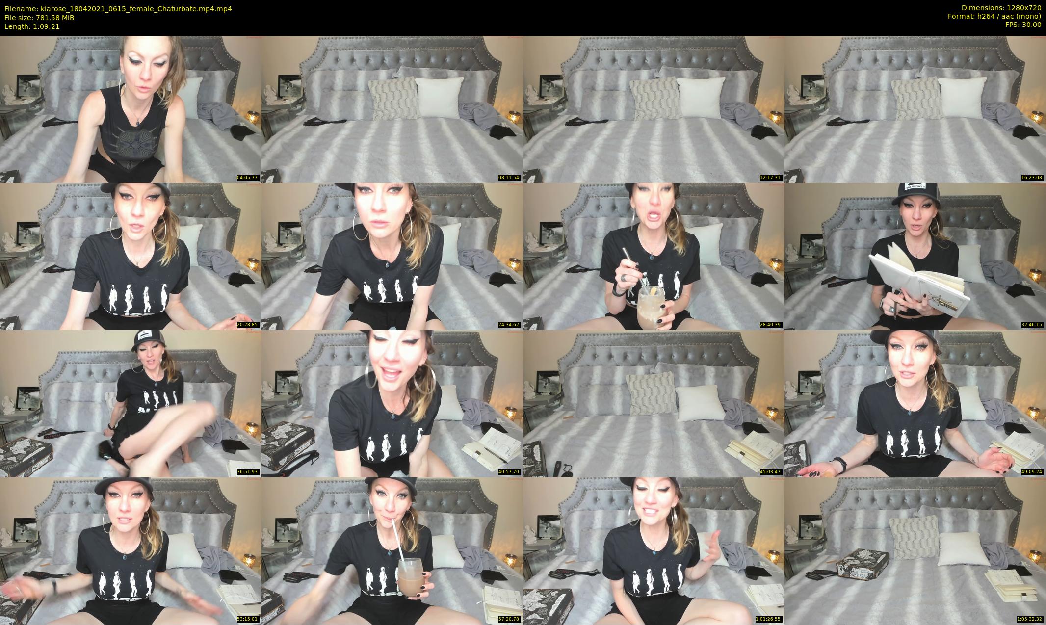 kiarose — 70 minute Chaturbate female cam show recording, 720p, Apr 18, 2021