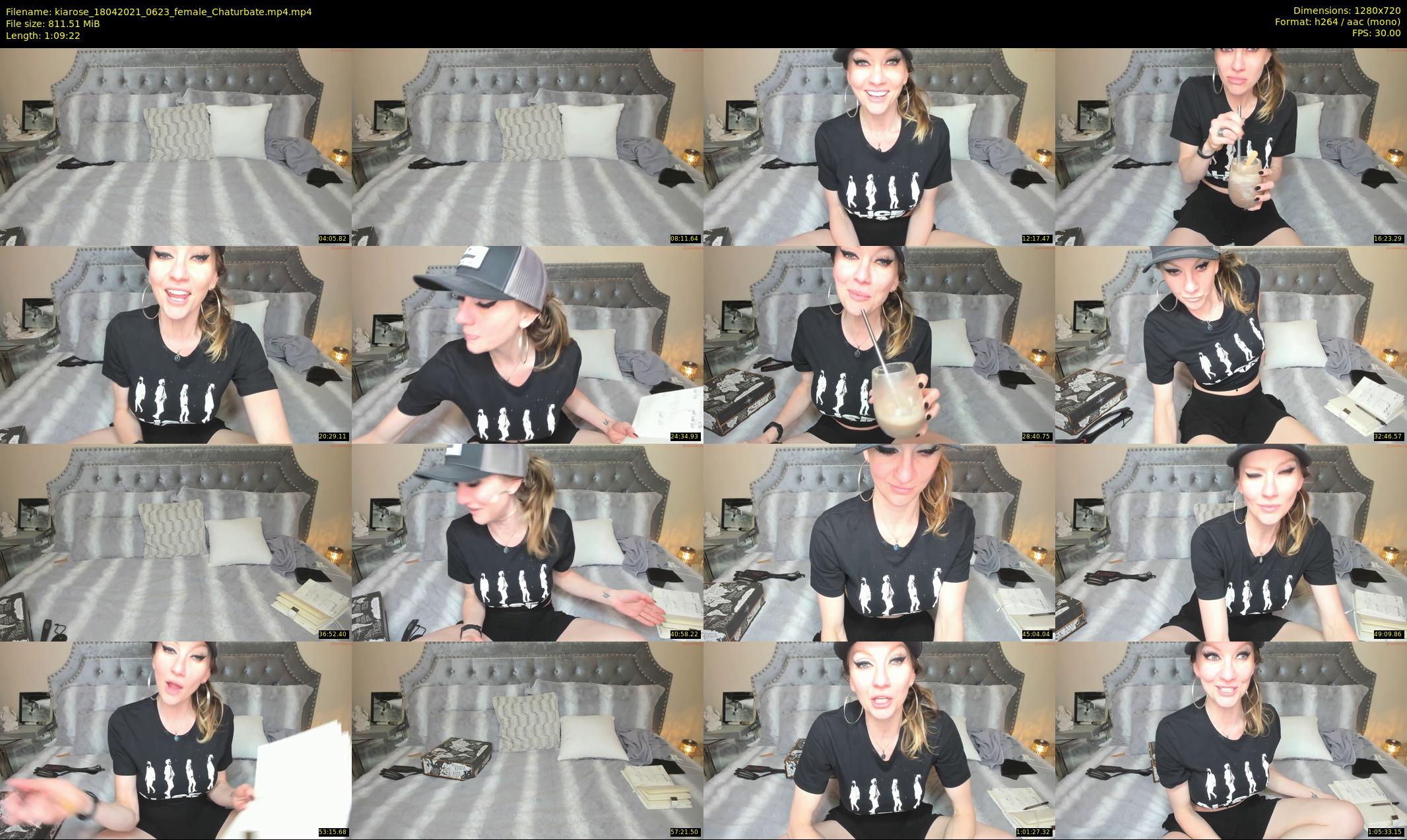 kiarose — 70 minute Chaturbate female cam show recording, 720p, Apr 18, 2021