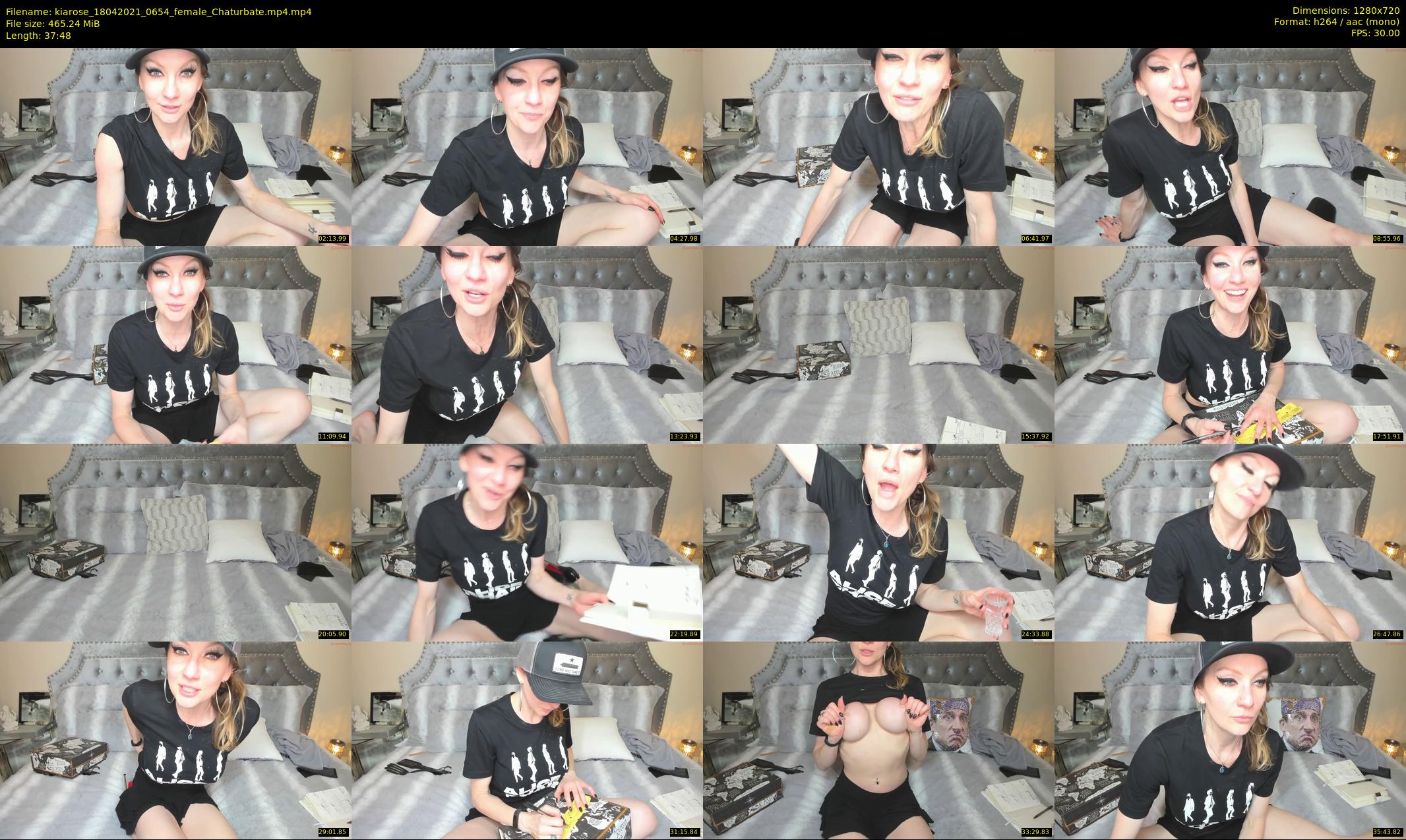 kiarose — 38 minute Chaturbate female cam show recording, 720p, Apr 18, 2021