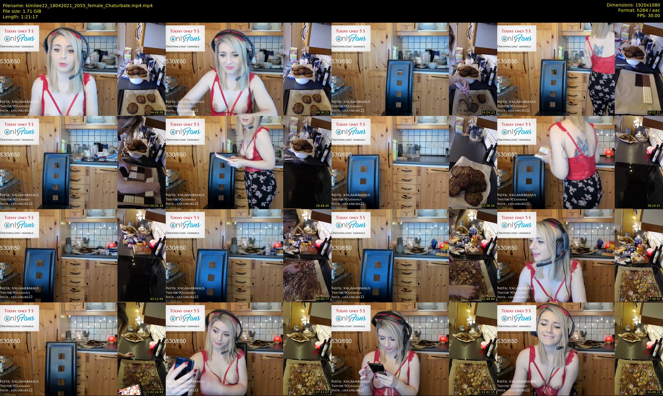kimilee22 — 82 minute Chaturbate female cam show recording, 1080p, Apr 18, 2021
