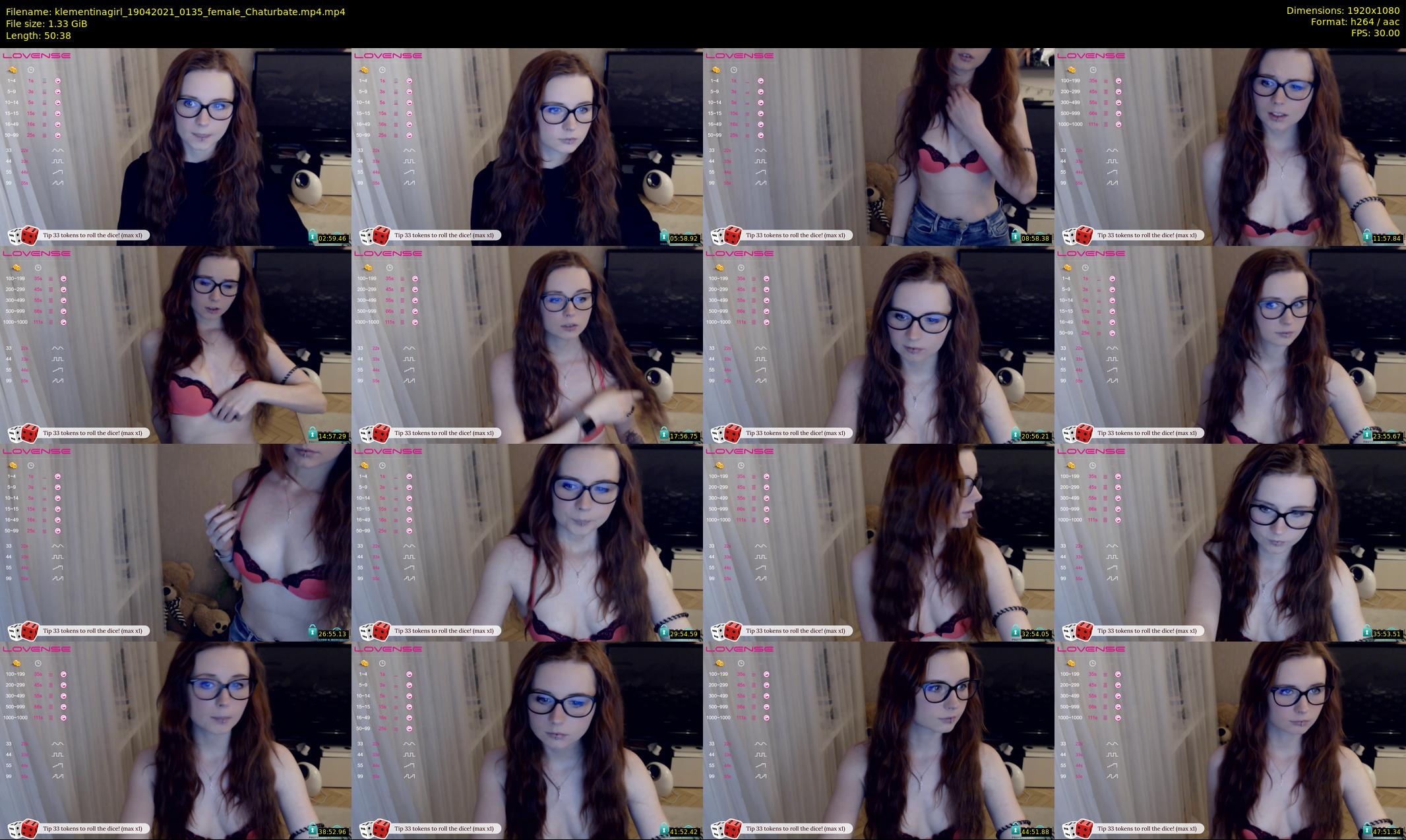 klementinagirl — 51 minute Chaturbate female cam show recording, 1080p, Apr 19, 2021
