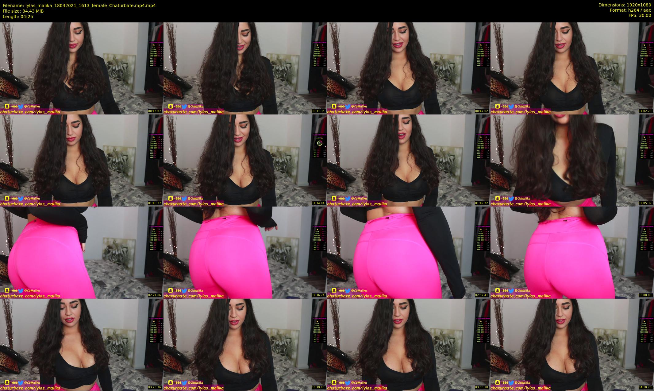 lylas_malika — 5 minute Chaturbate female cam show recording, 1080p, Apr 18, 2021