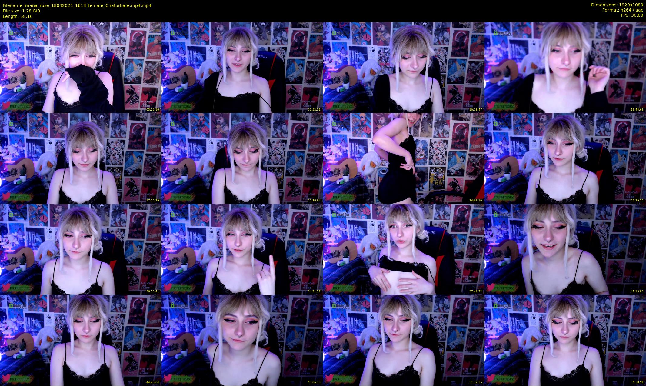 mana_rose — 59 minute Chaturbate female cam show recording, 1080p, Apr 18, 2021
