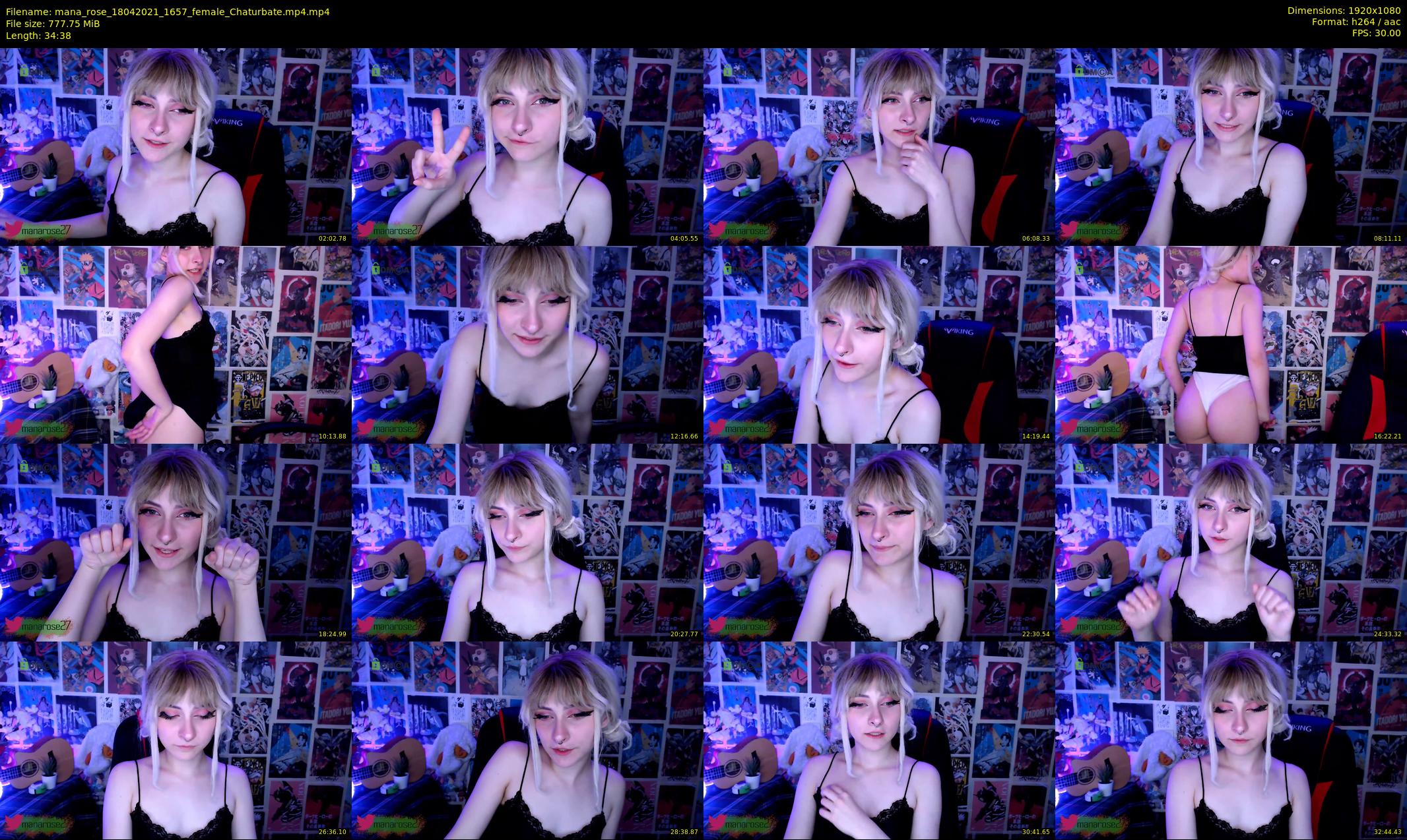 mana_rose — 35 minute Chaturbate female cam show recording, 1080p, Apr 18, 2021