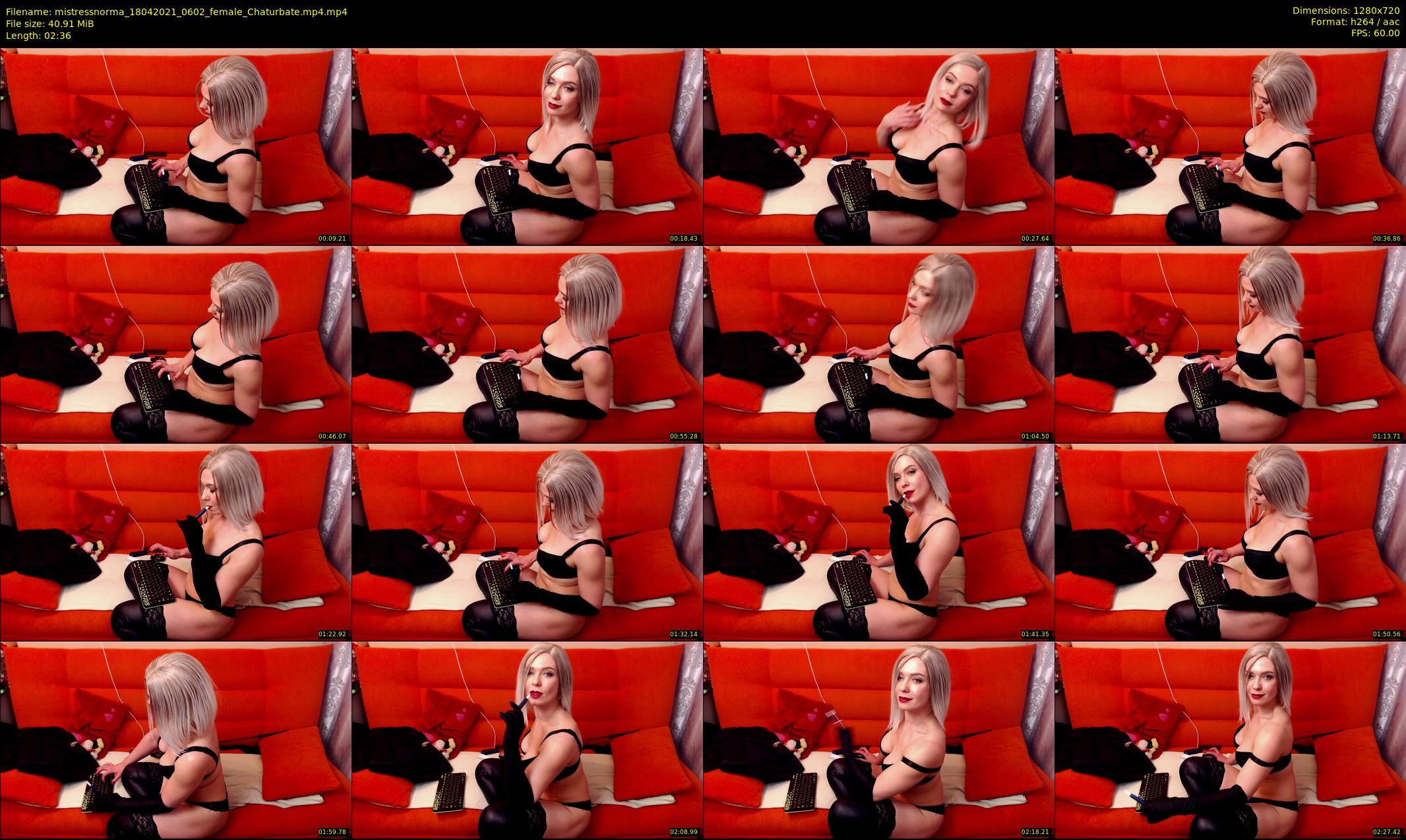 mistressnorma — 3 minute Chaturbate female cam show recording, 720p, Apr 18, 2021