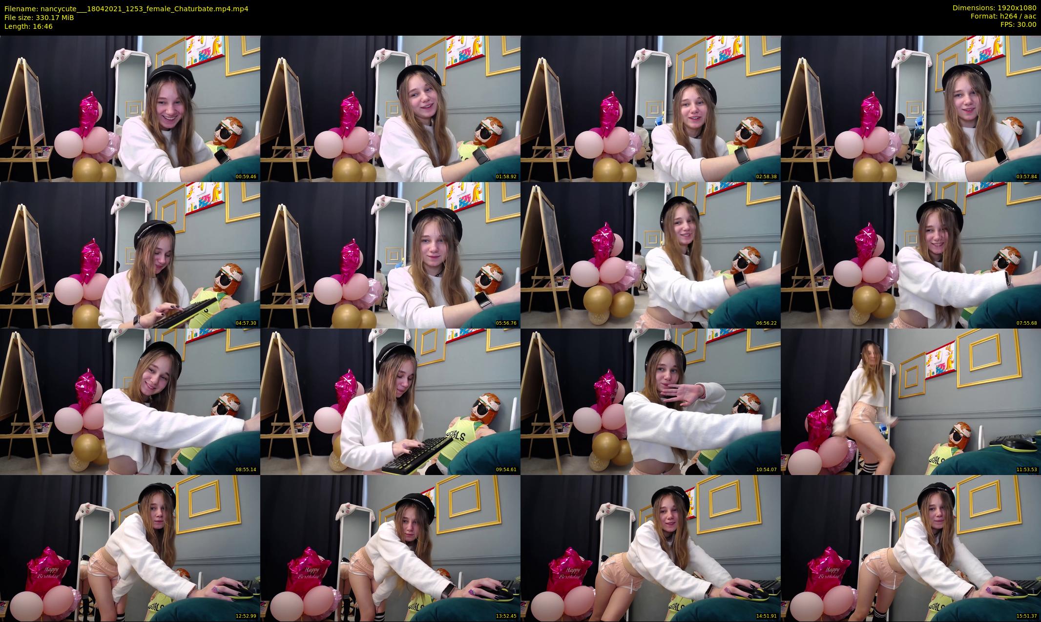 nancycute__ — 17 minute Chaturbate female cam show recording, 1080p, Apr 18, 2021