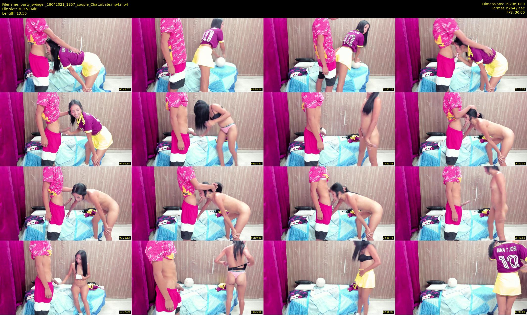 party_swinger — 14 minute Chaturbate couple cam show recording, 1080p, Apr 18, 2021