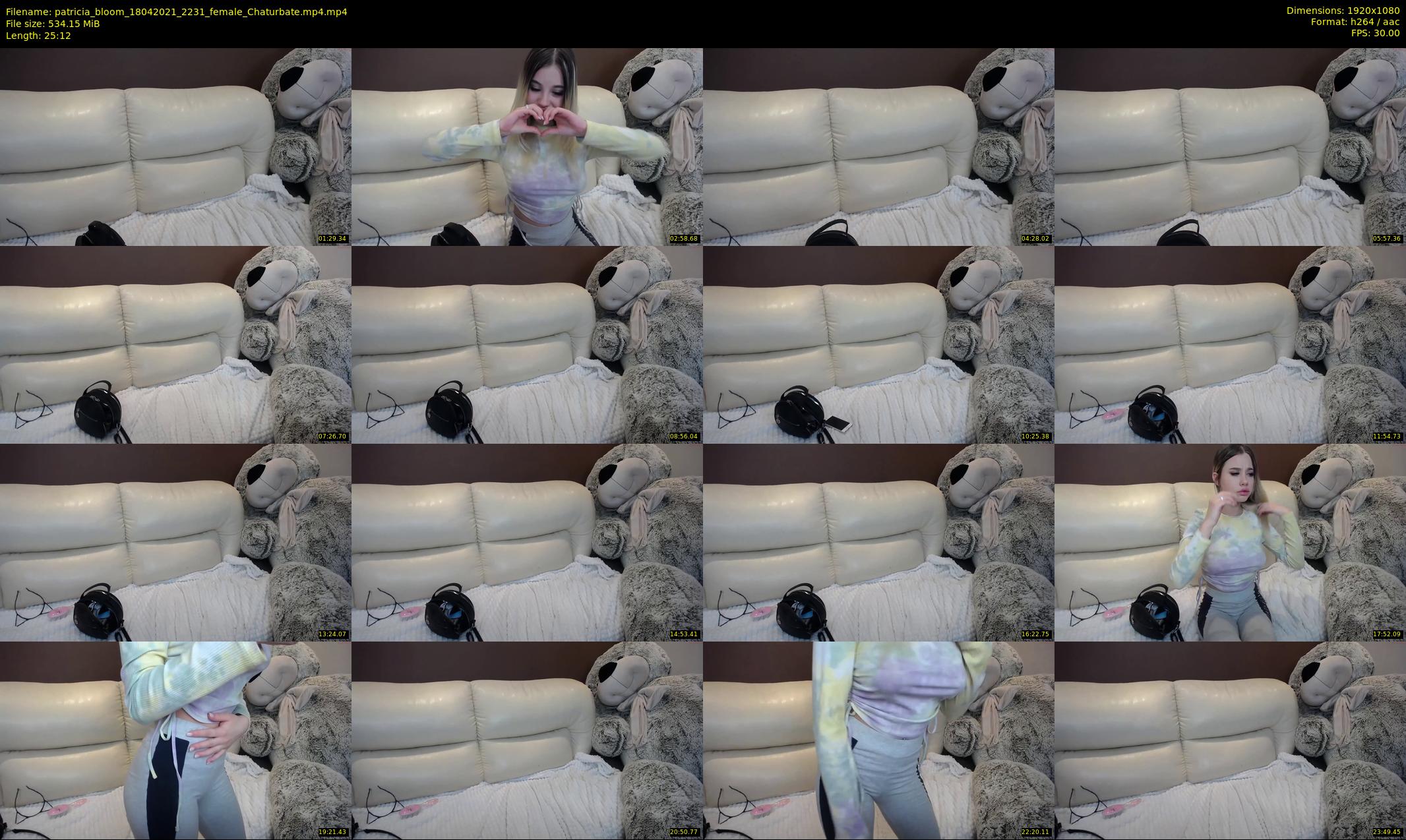 patricia_bloom — 26 minute Chaturbate female cam show recording, 1080p, Apr 18, 2021