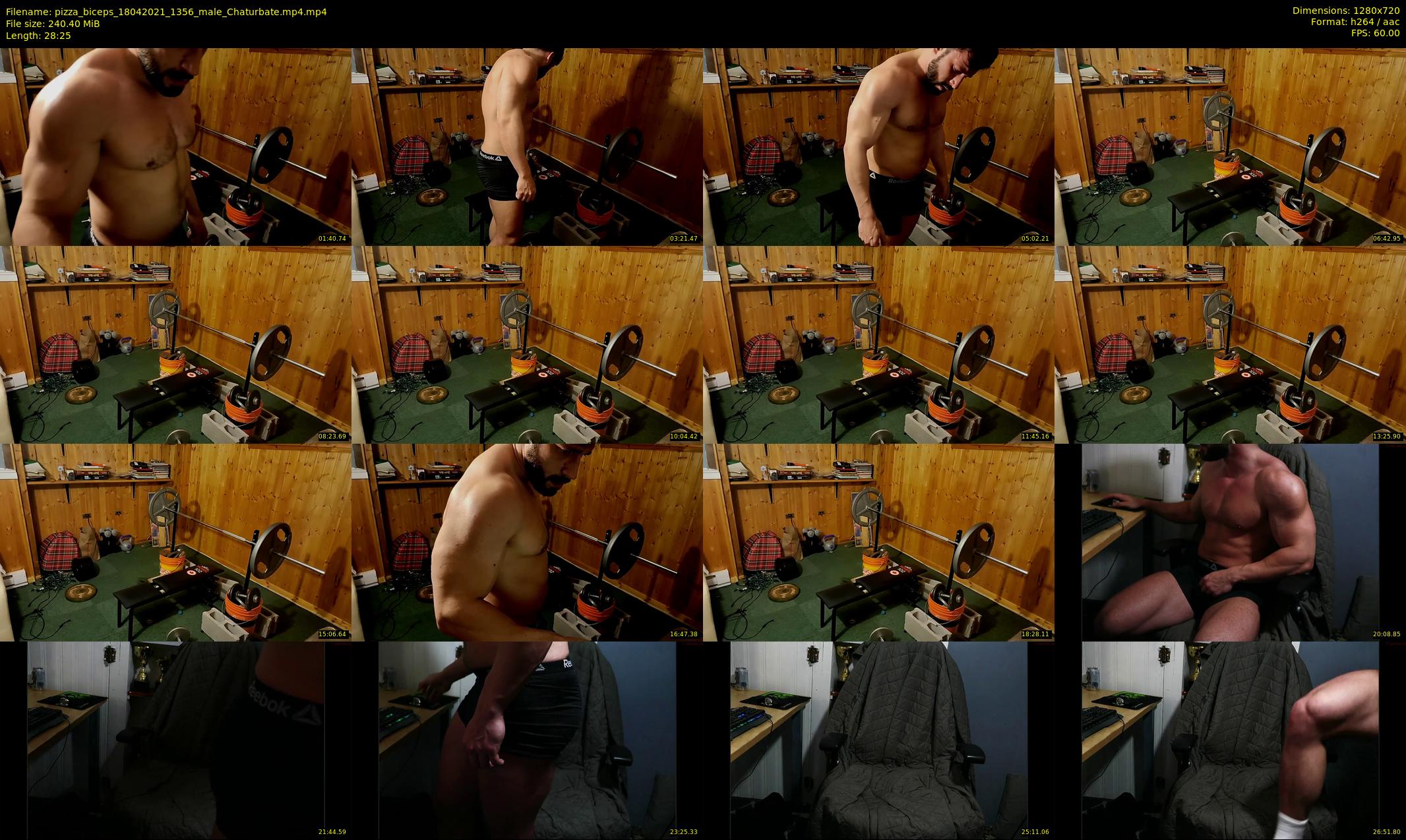 pizza_biceps — 29 minute Chaturbate male cam show recording, 720p, Apr 18, 2021