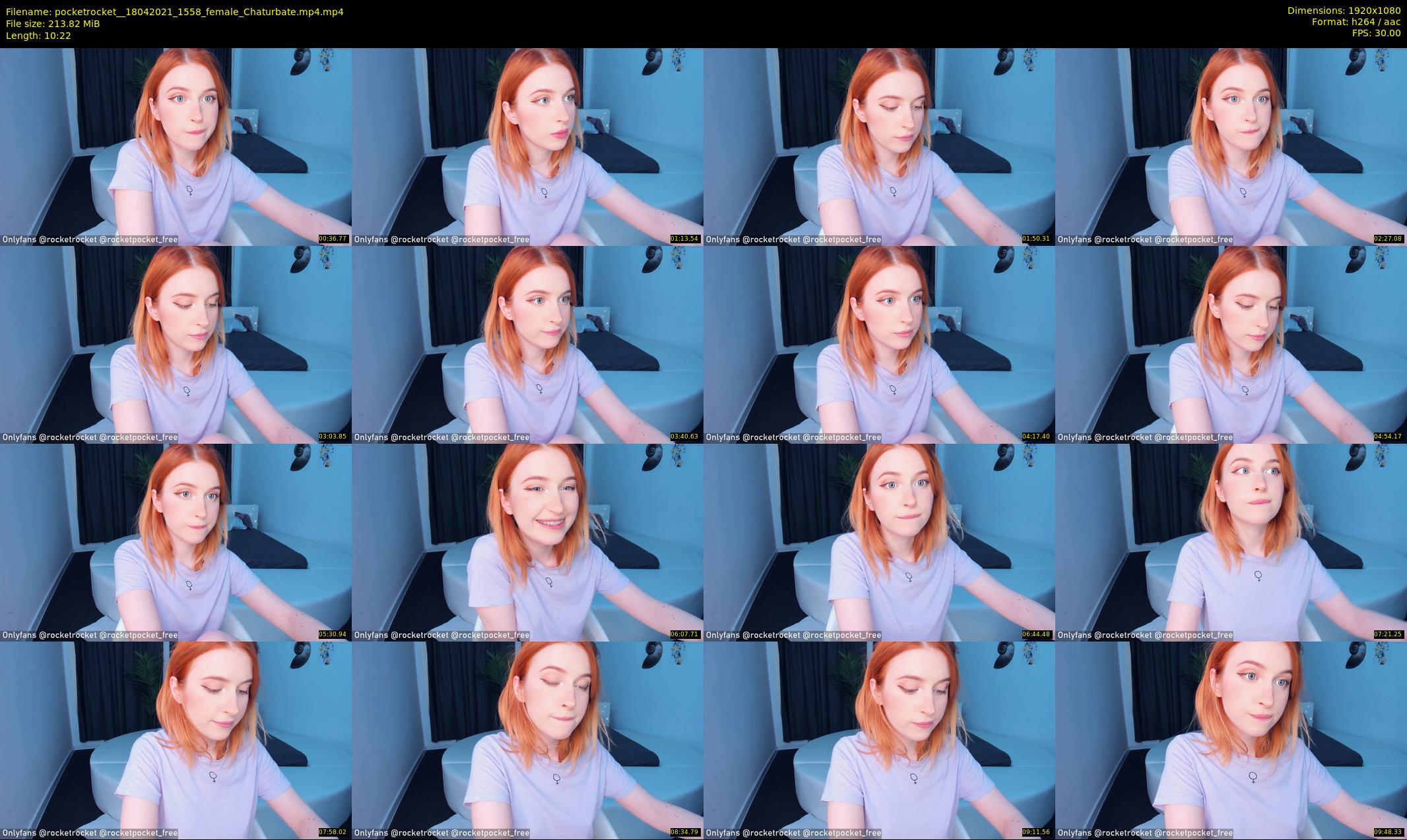 pocketrocket_ — 11 minute Chaturbate female cam show recording, 1080p, Apr 18, 2021