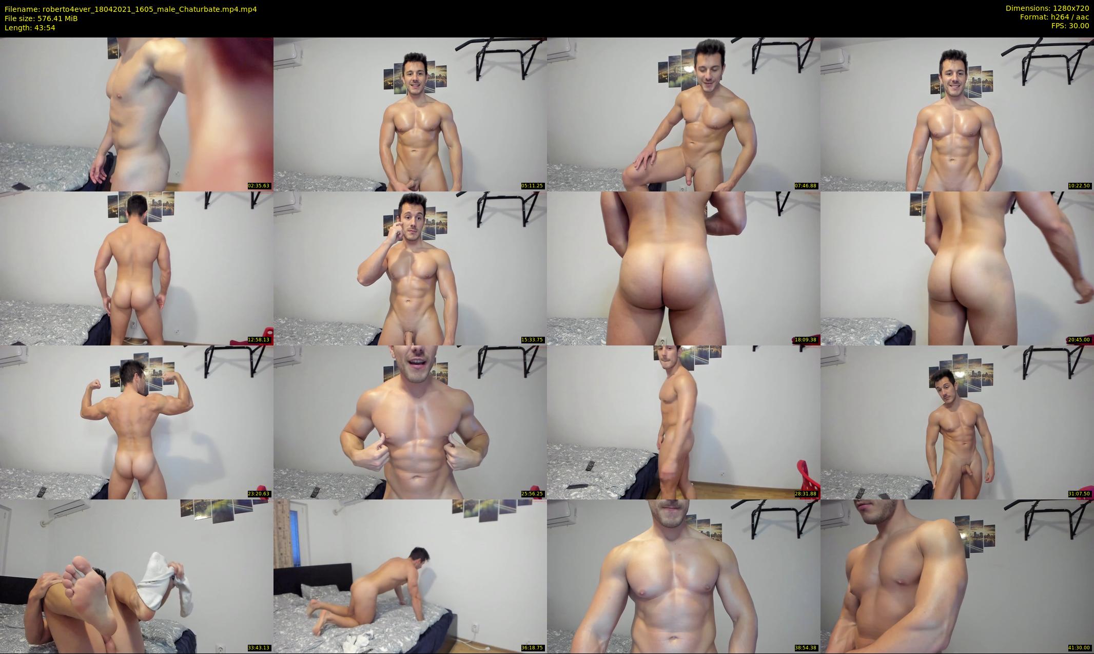 roberto4ever — 44 minute Chaturbate male cam show recording, 720p, Apr 18, 2021