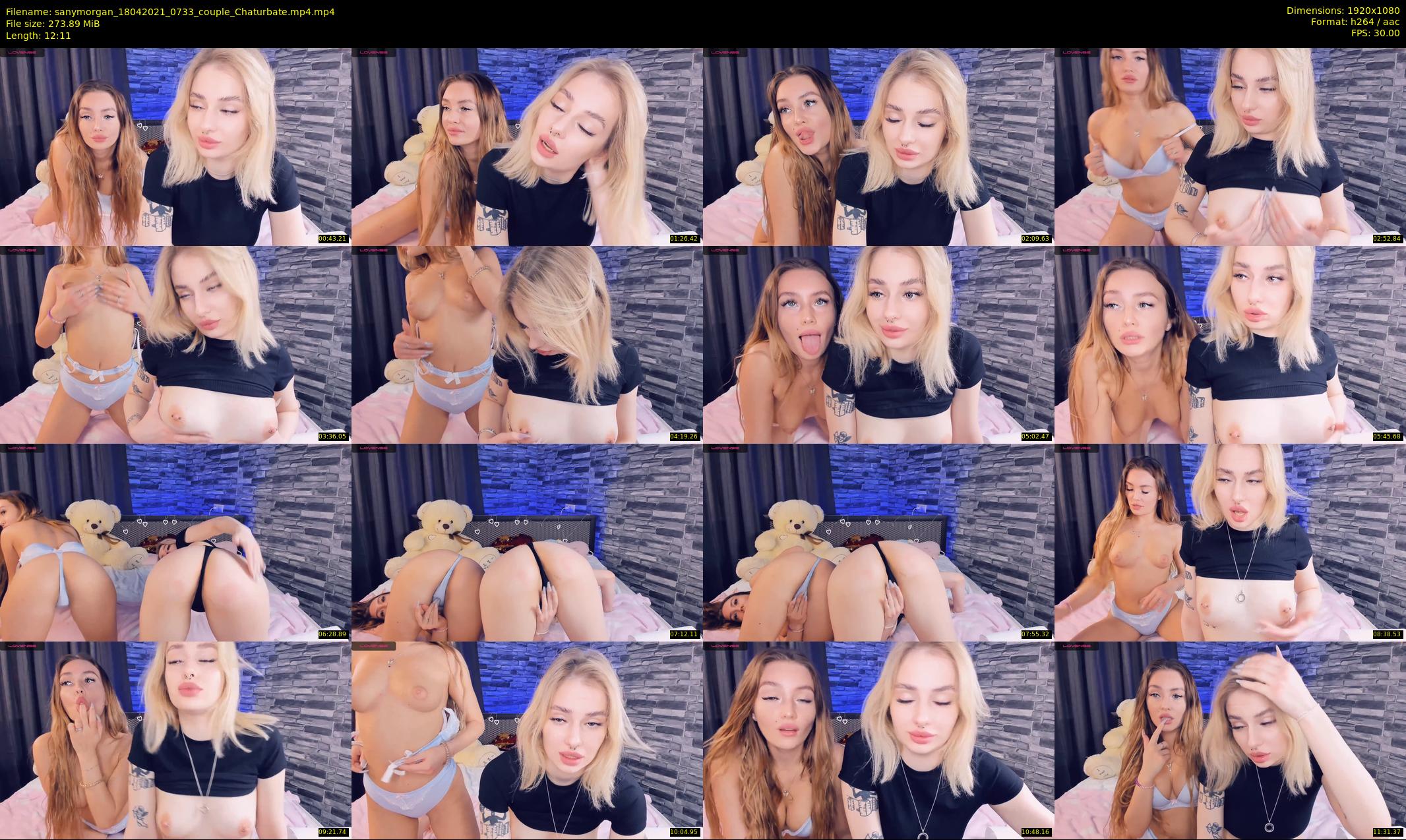 sanymorgan — 13 minute Chaturbate couple cam show recording, 1080p, Apr 18, 2021