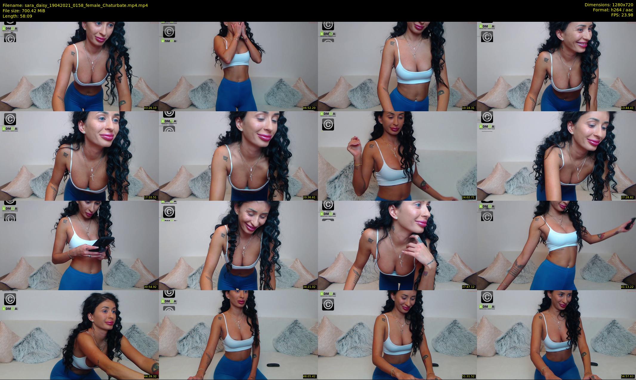 sara_daisy — 59 minute Chaturbate female cam show recording, 720p, Apr 19, 2021