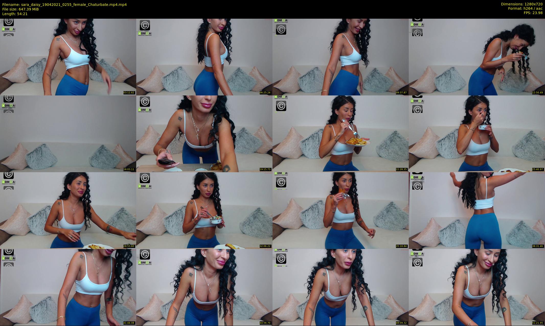 sara_daisy — 55 minute Chaturbate female cam show recording, 720p, Apr 19, 2021