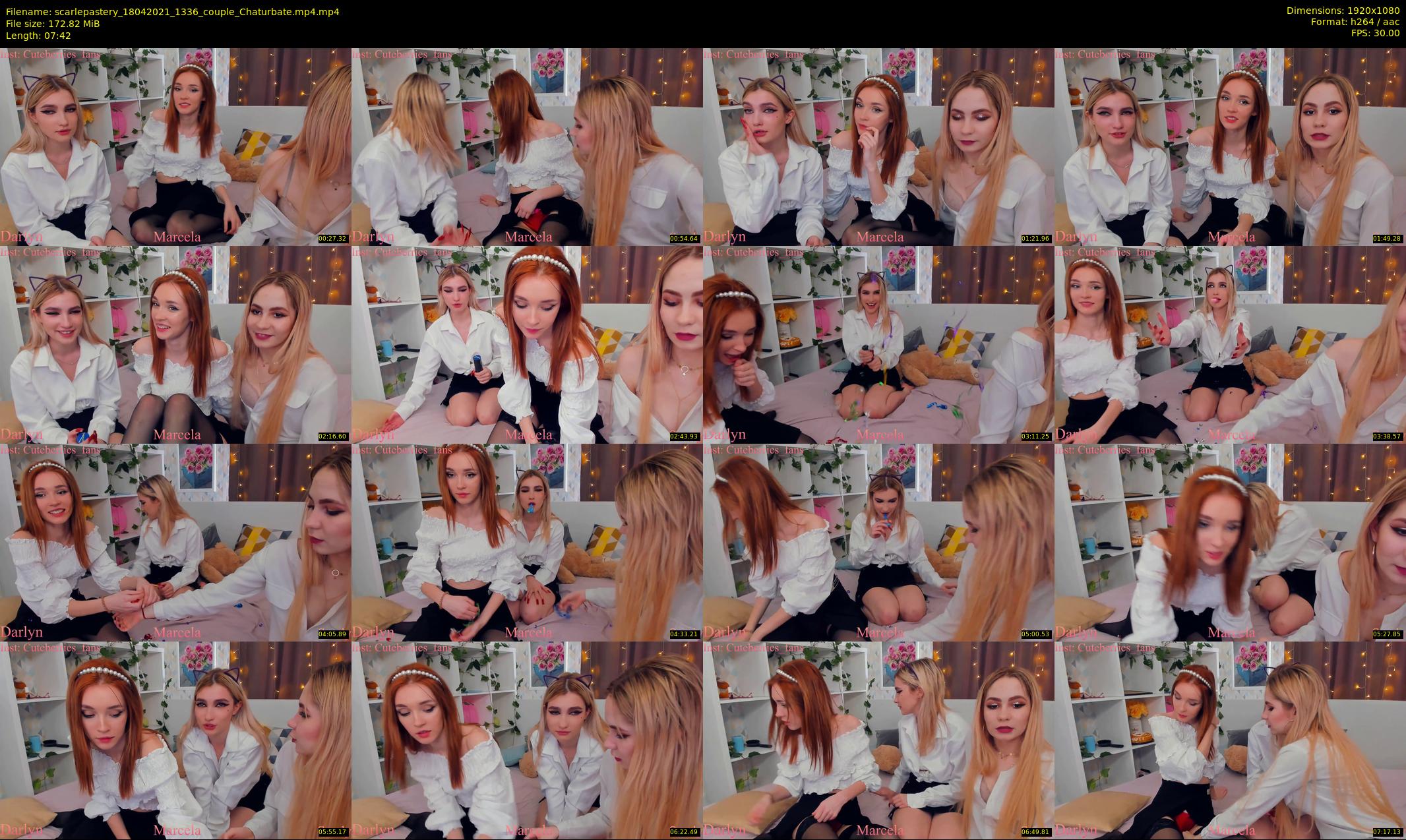 scarlepastery — 8 minute Chaturbate couple cam show recording, 1080p, Apr 18, 2021