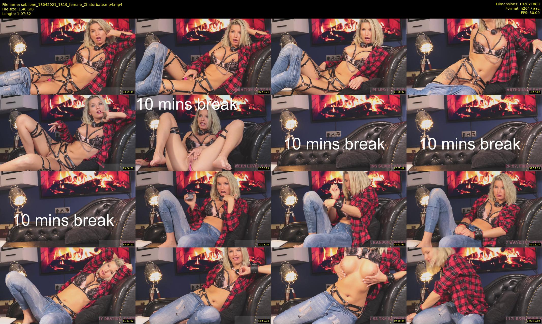 sebilone — 68 minute Chaturbate couple cam show recording, 1080p, Apr 18, 2021