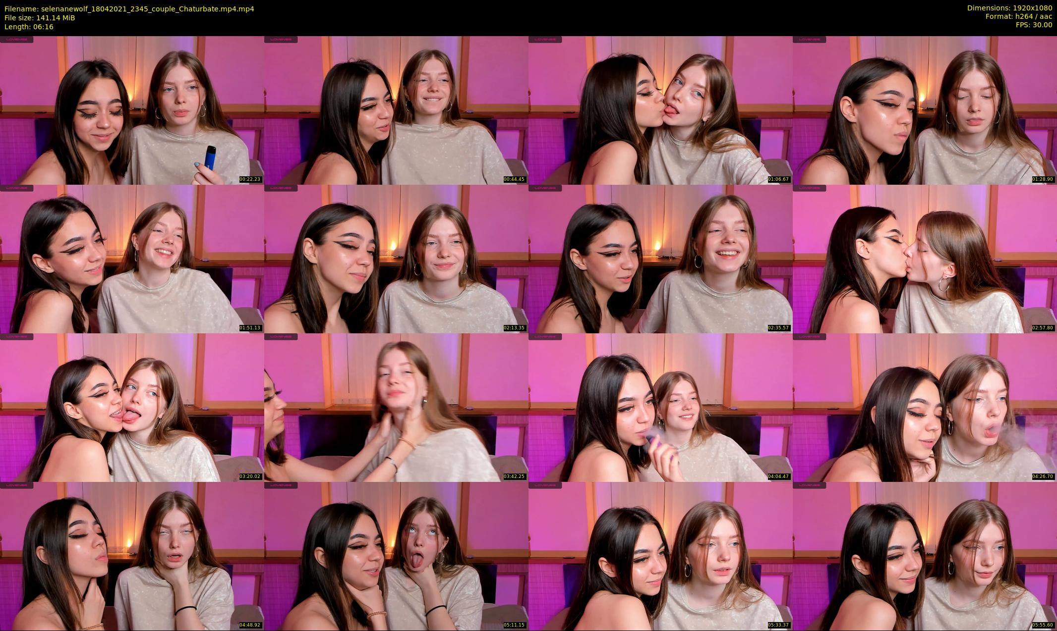 selenanewolf — 7 minute Chaturbate couple cam show recording, 1080p, Apr 18, 2021