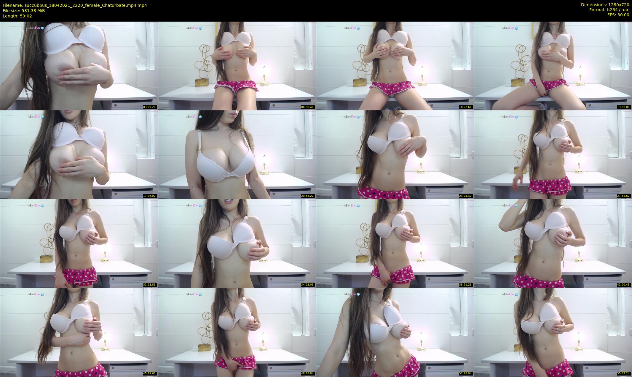 succubbus — 60 minute Chaturbate female cam show recording, 720p, Apr 18, 2021