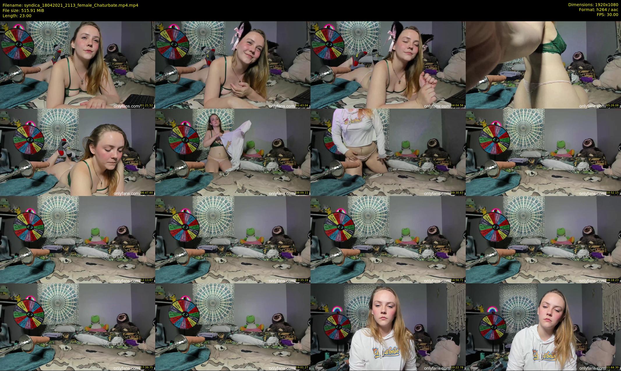 syndica — 23 minute Chaturbate female cam show recording, 1080p, Apr 18, 2021