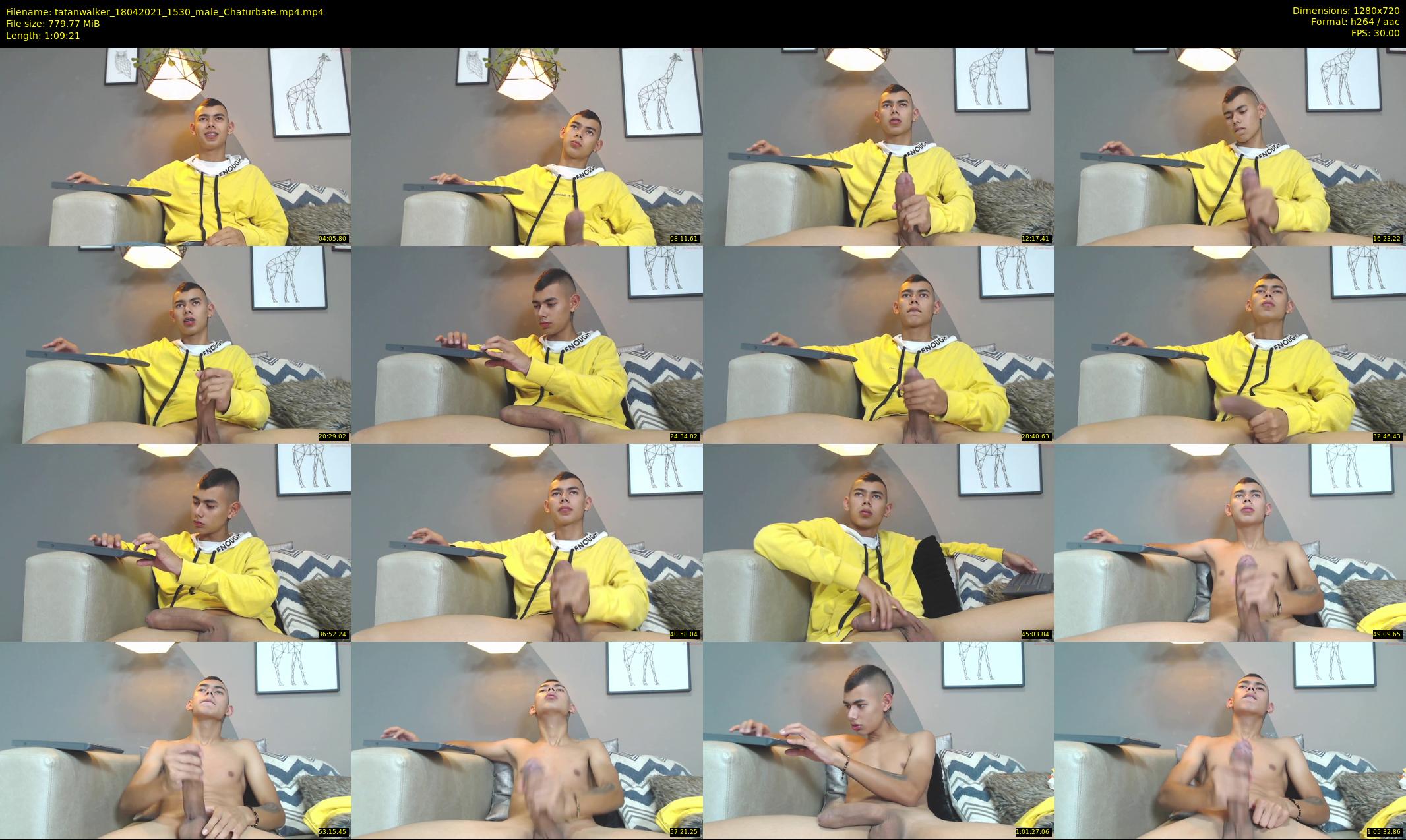 tatanwalker — 70 minute Chaturbate male cam show recording, 720p, Apr 18, 2021