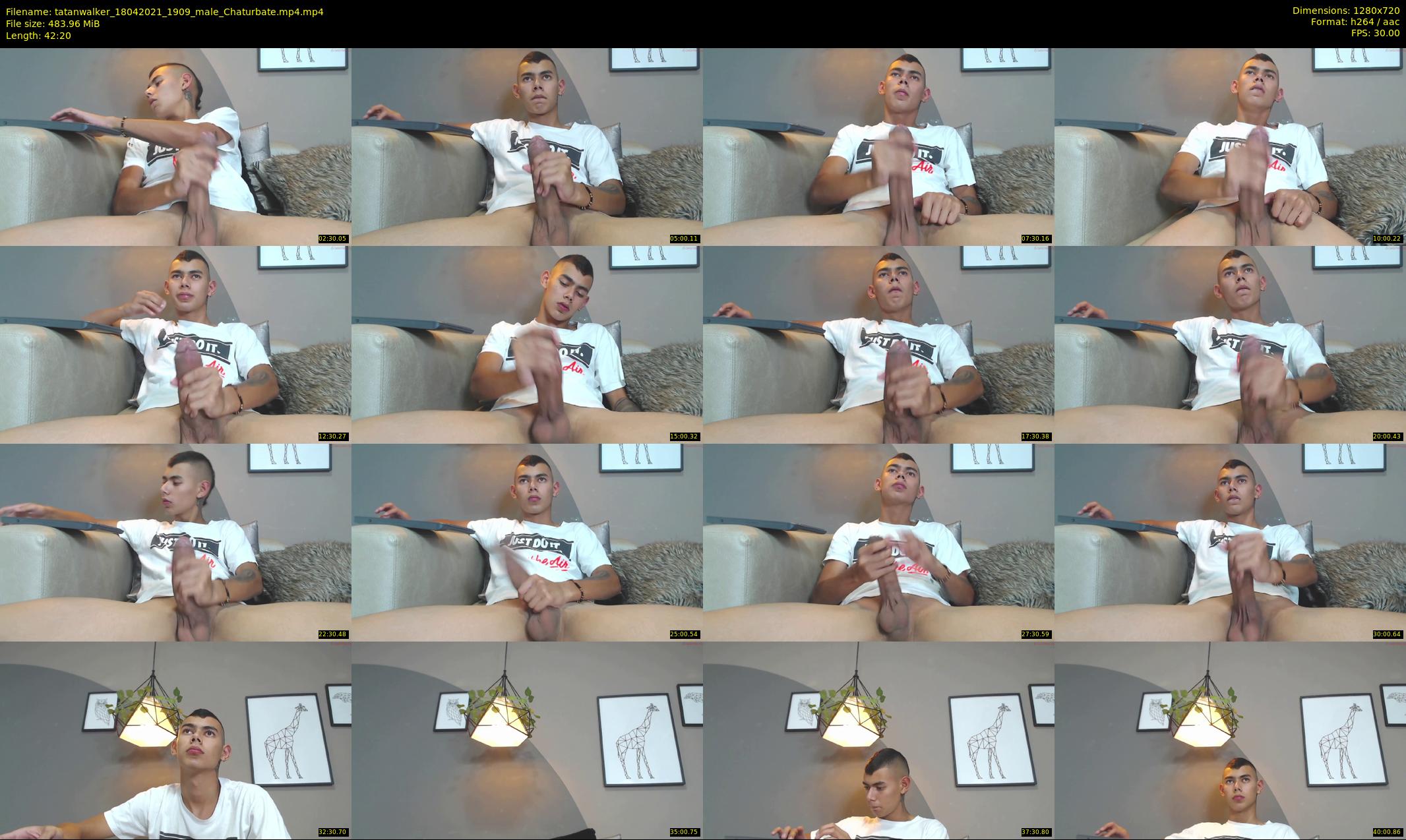 tatanwalker — 43 minute Chaturbate male cam show recording, 720p, Apr 18, 2021
