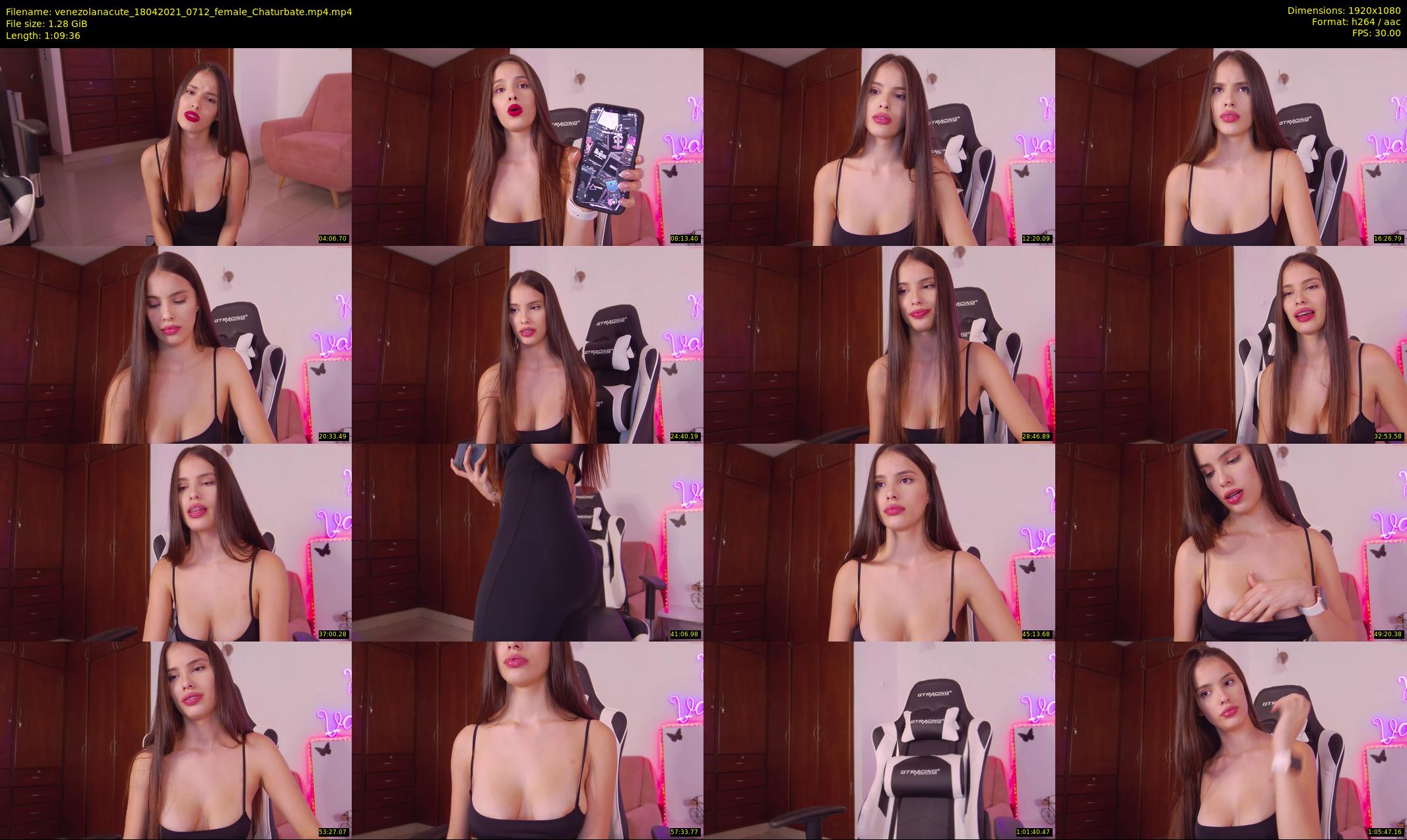 venezolanacute — 70 minute Chaturbate female cam show recording, 1080p, Apr 18, 2021