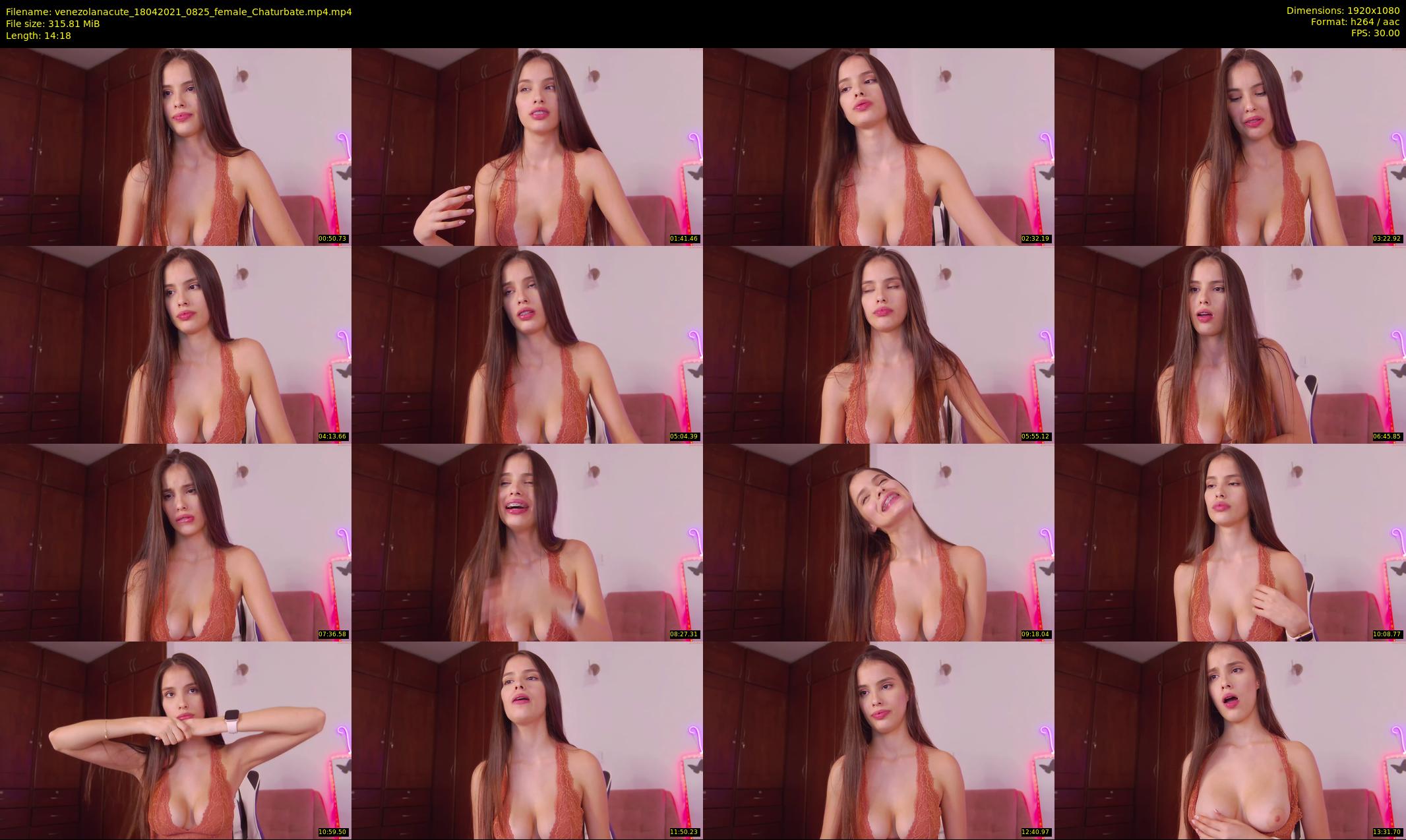 venezolanacute — 15 minute Chaturbate female cam show recording, 1080p, Apr 18, 2021