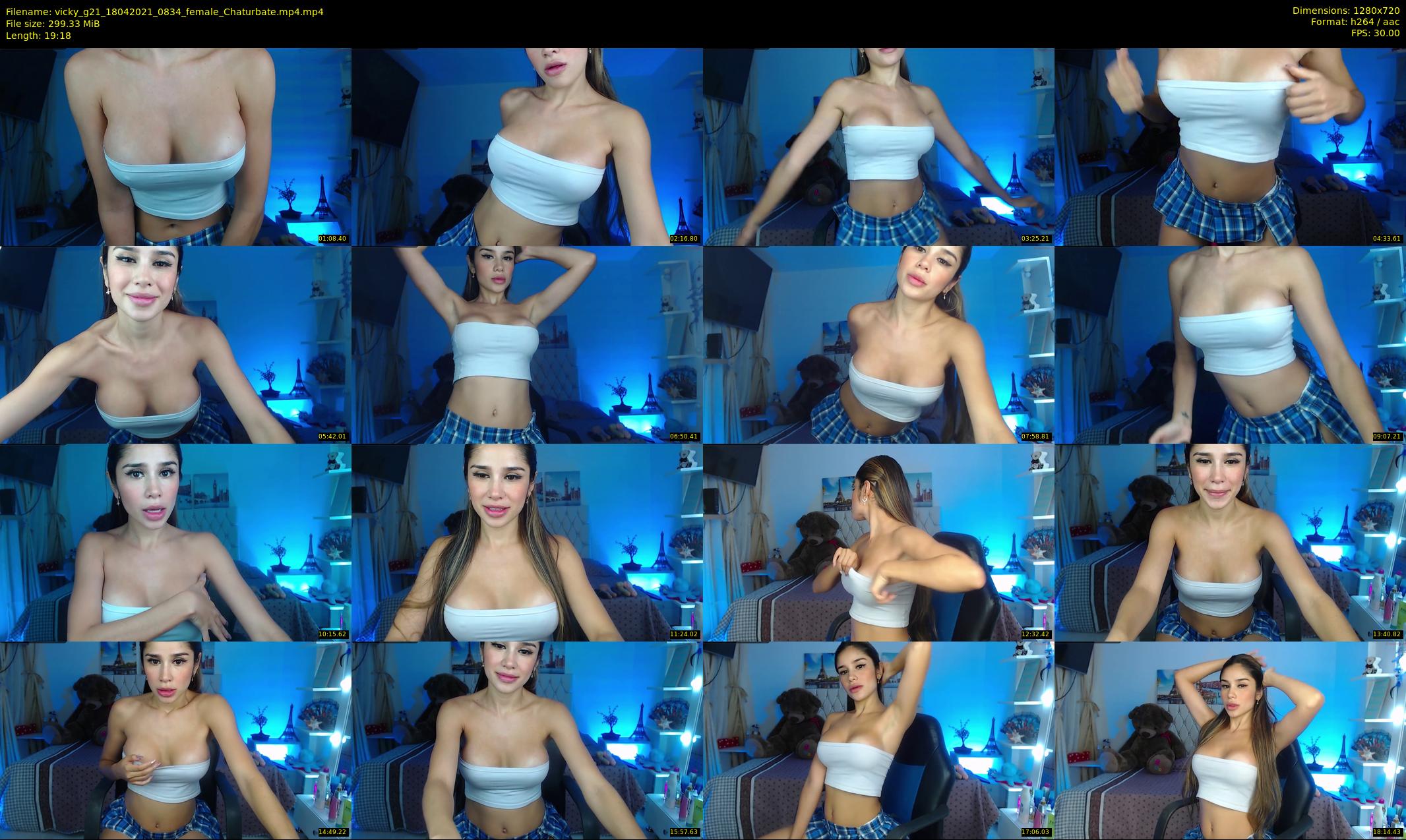 vicky_g21 — 20 minute Chaturbate female cam show recording, 720p, Apr 18, 2021
