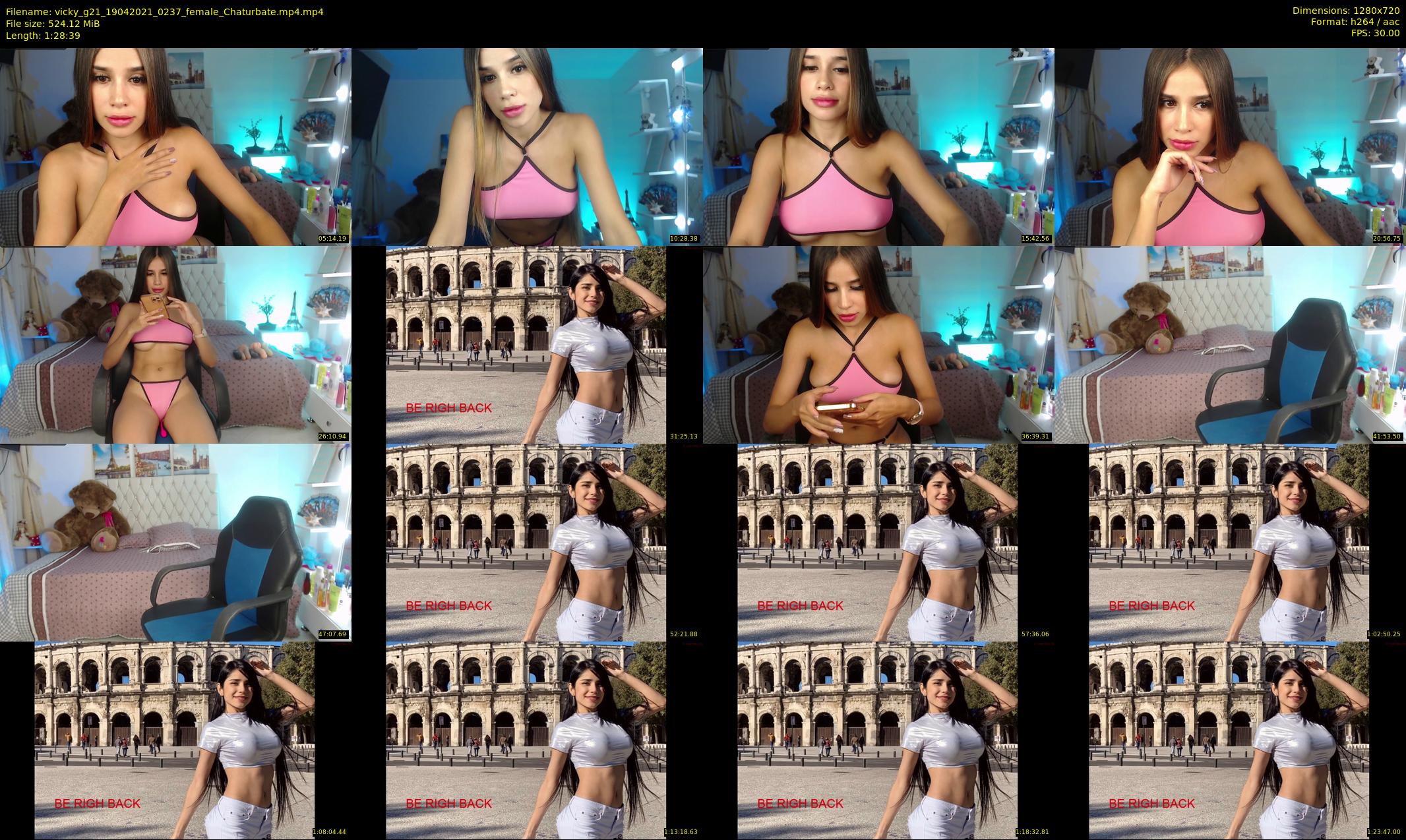 vicky_g21 — 89 minute Chaturbate female cam show recording, 720p, Apr 19, 2021