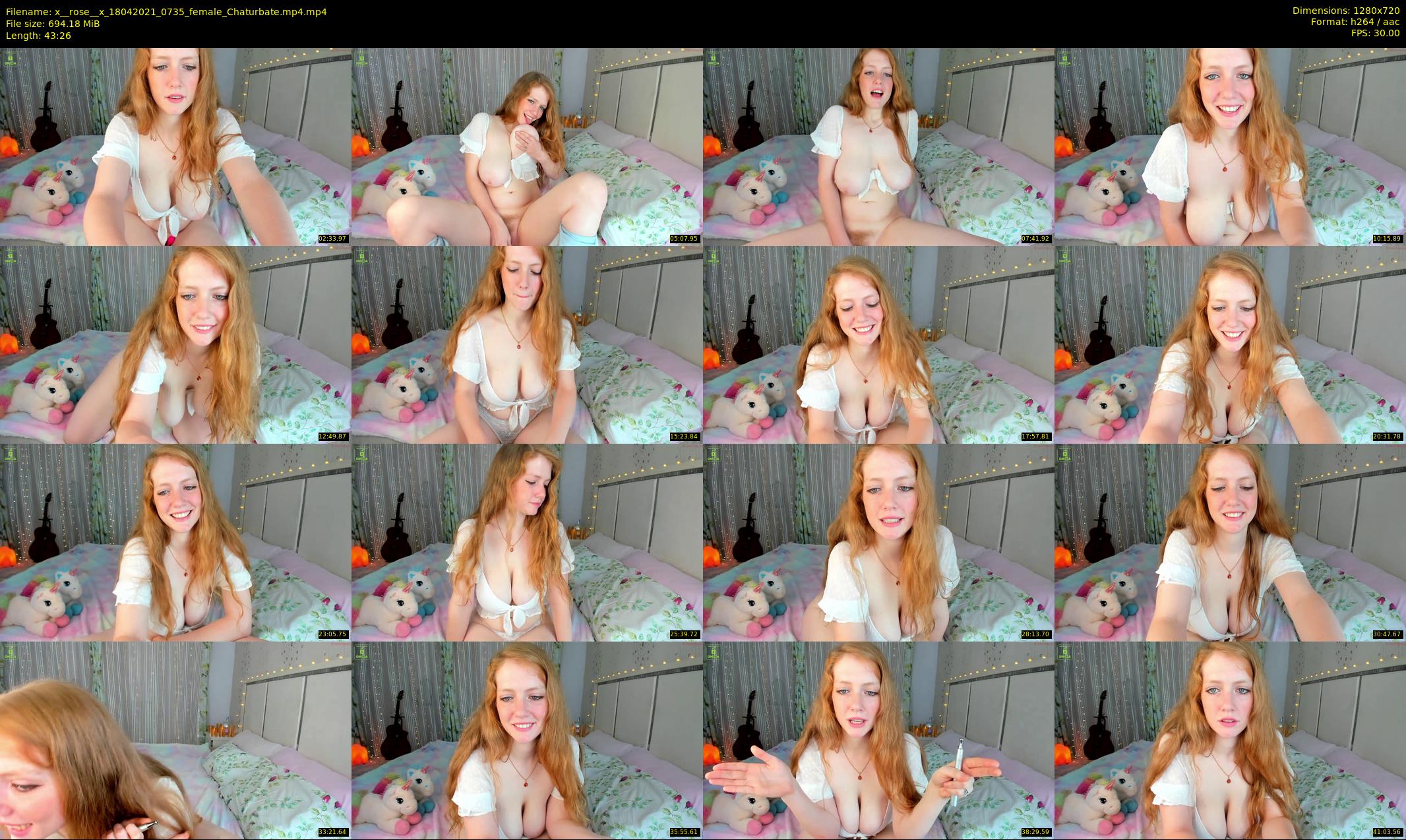 x__rose__x — 44 minute Chaturbate female cam show recording, 720p, Apr 18, 2021
