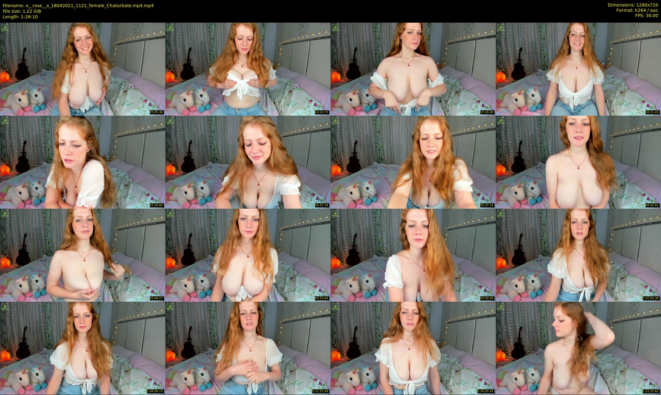 x__rose__x — 87 minute Chaturbate female cam show recording, 720p, Apr 18, 2021