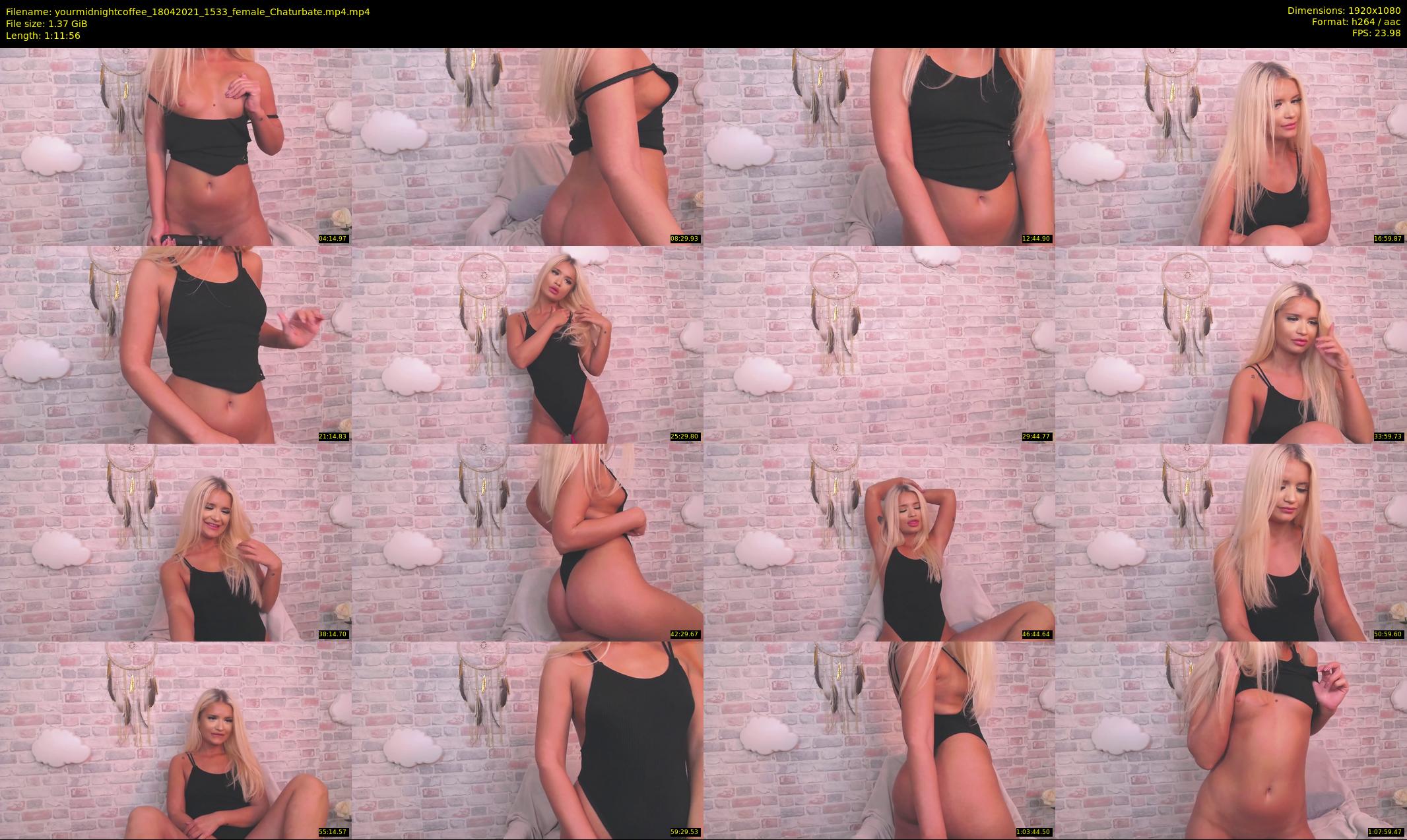 yourmidnightcoffee — 72 minute Chaturbate female cam show recording, 1080p, Apr 18, 2021