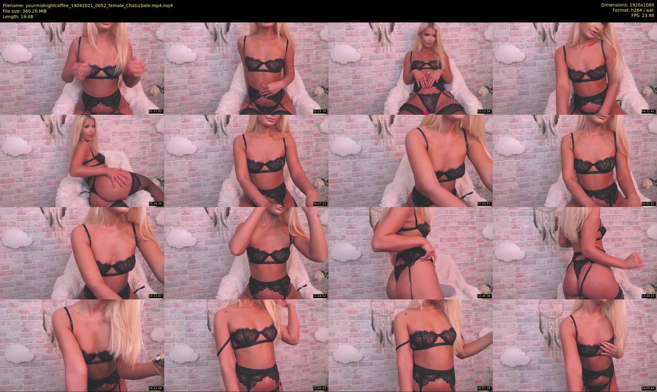 yourmidnightcoffee — 20 minute Chaturbate female cam show recording, 1080p, Apr 19, 2021