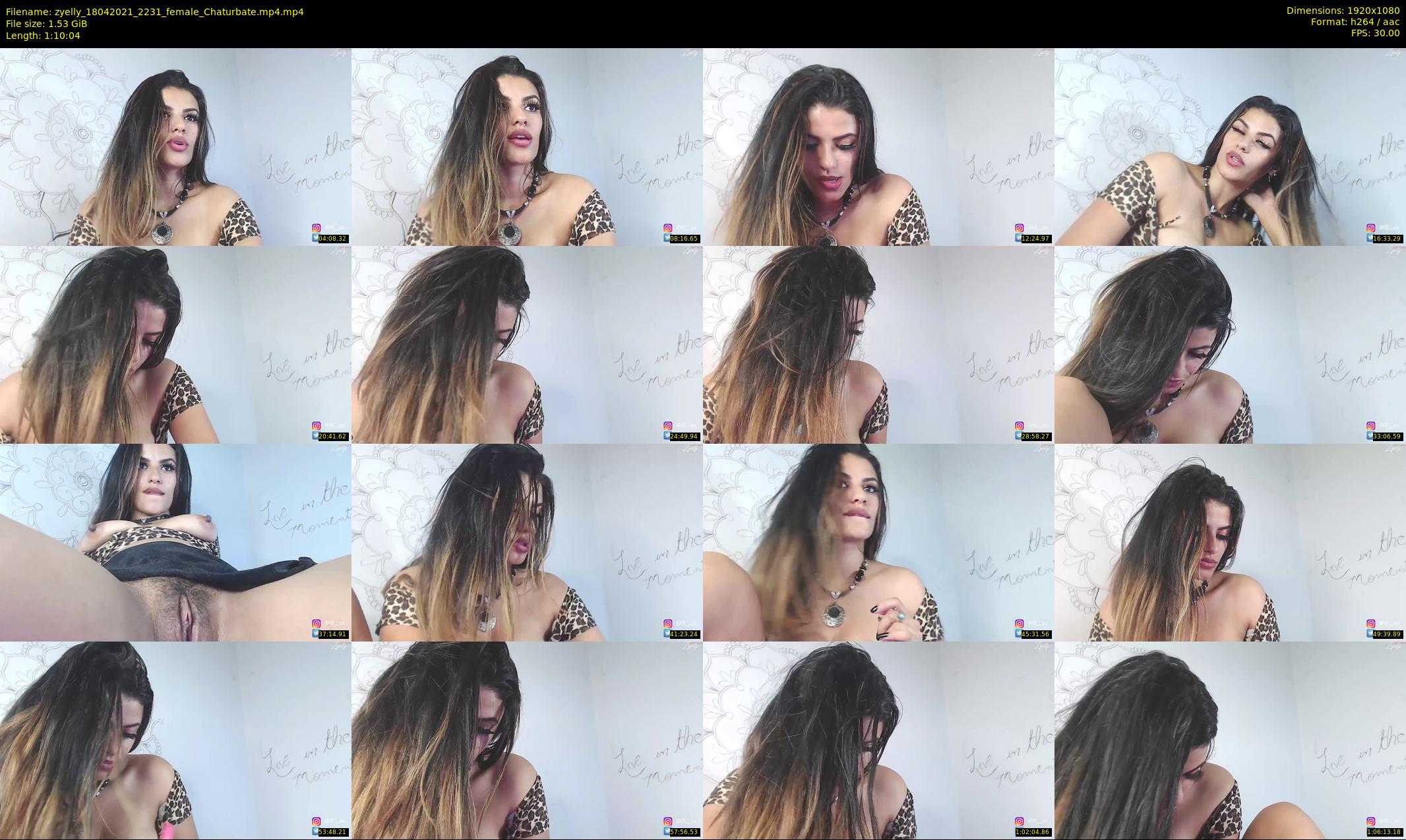 zyelly — 71 minute Chaturbate female cam show recording, 1080p, Apr 18, 2021
