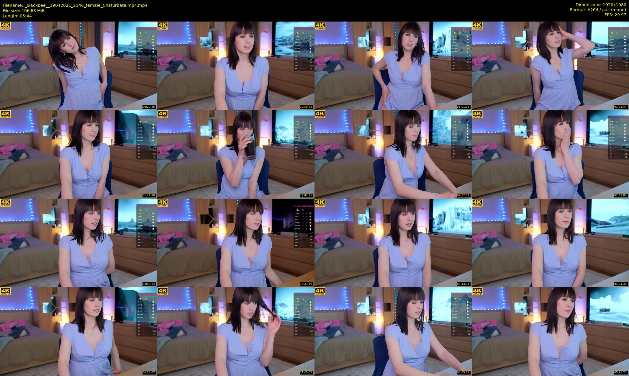 _blackbee_ — 6 minute Chaturbate female cam show recording, 1080p, Apr 19, 2021