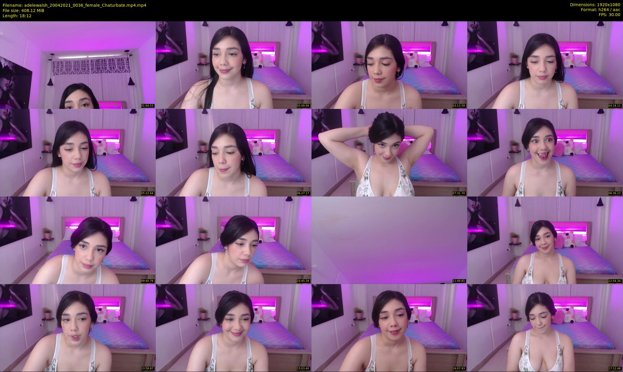 adelewalsh — 19 minute Chaturbate female cam show recording, 1080p, Apr 20, 2021