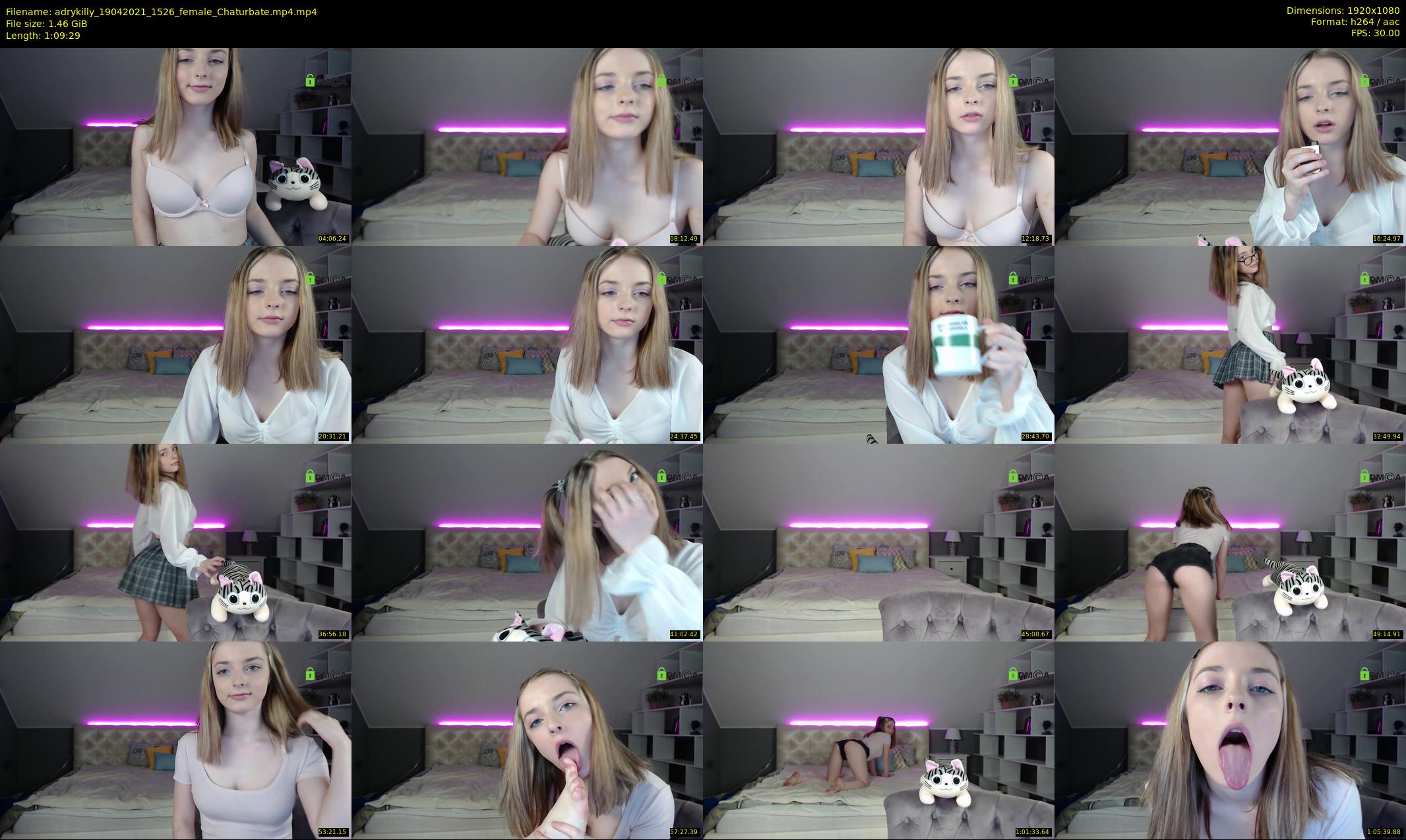 adrykilly — 70 minute Chaturbate female cam show recording, 1080p, Apr 19, 2021
