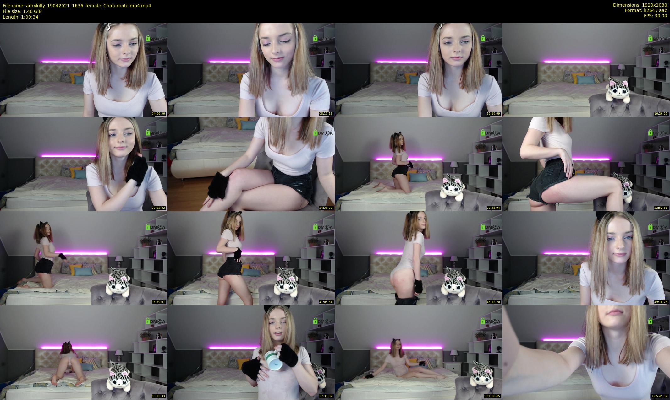 adrykilly — 70 minute Chaturbate female cam show recording, 1080p, Apr 19, 2021