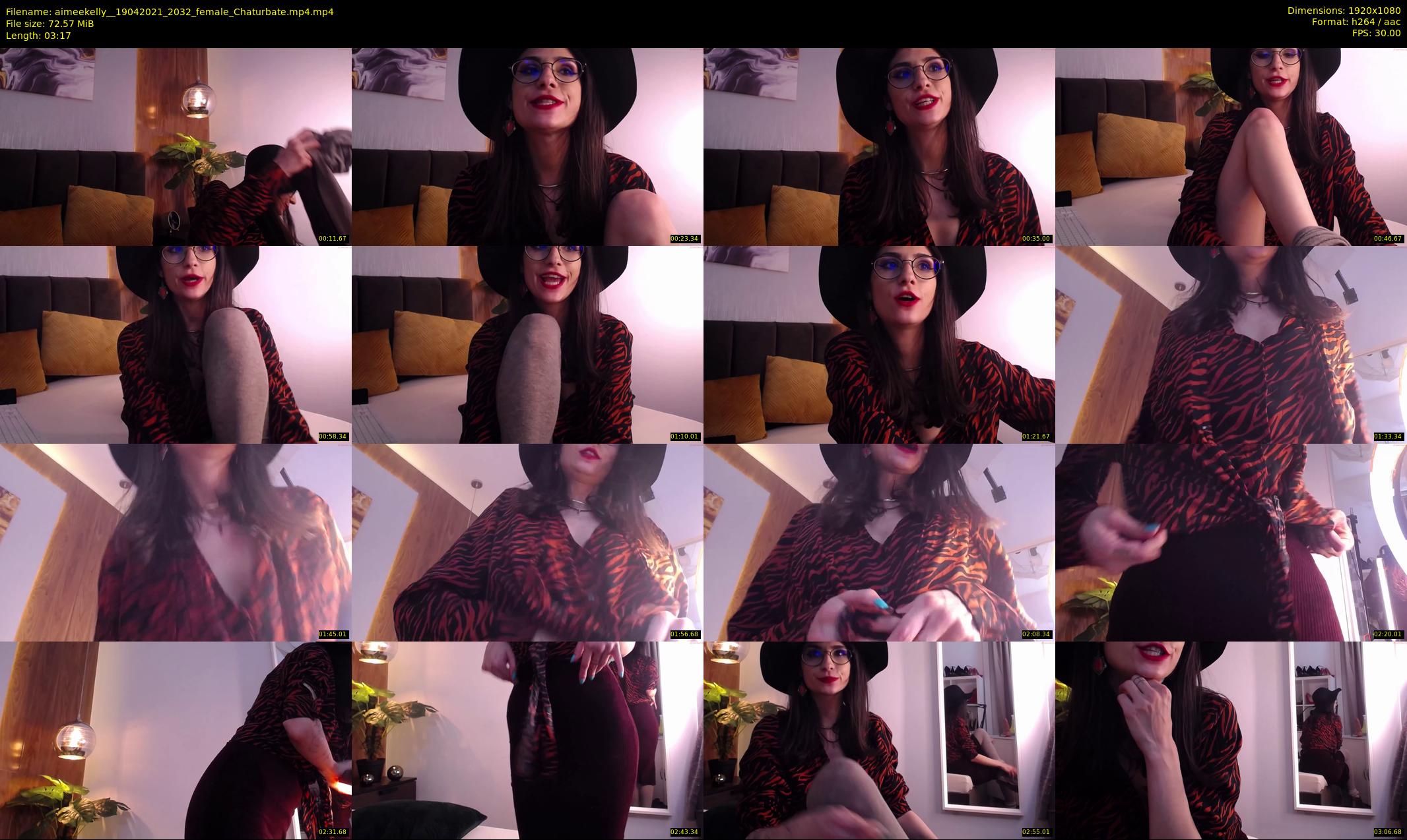 aimeekelly_ — 4 minute Chaturbate female cam show recording, 1080p, Apr 19, 2021