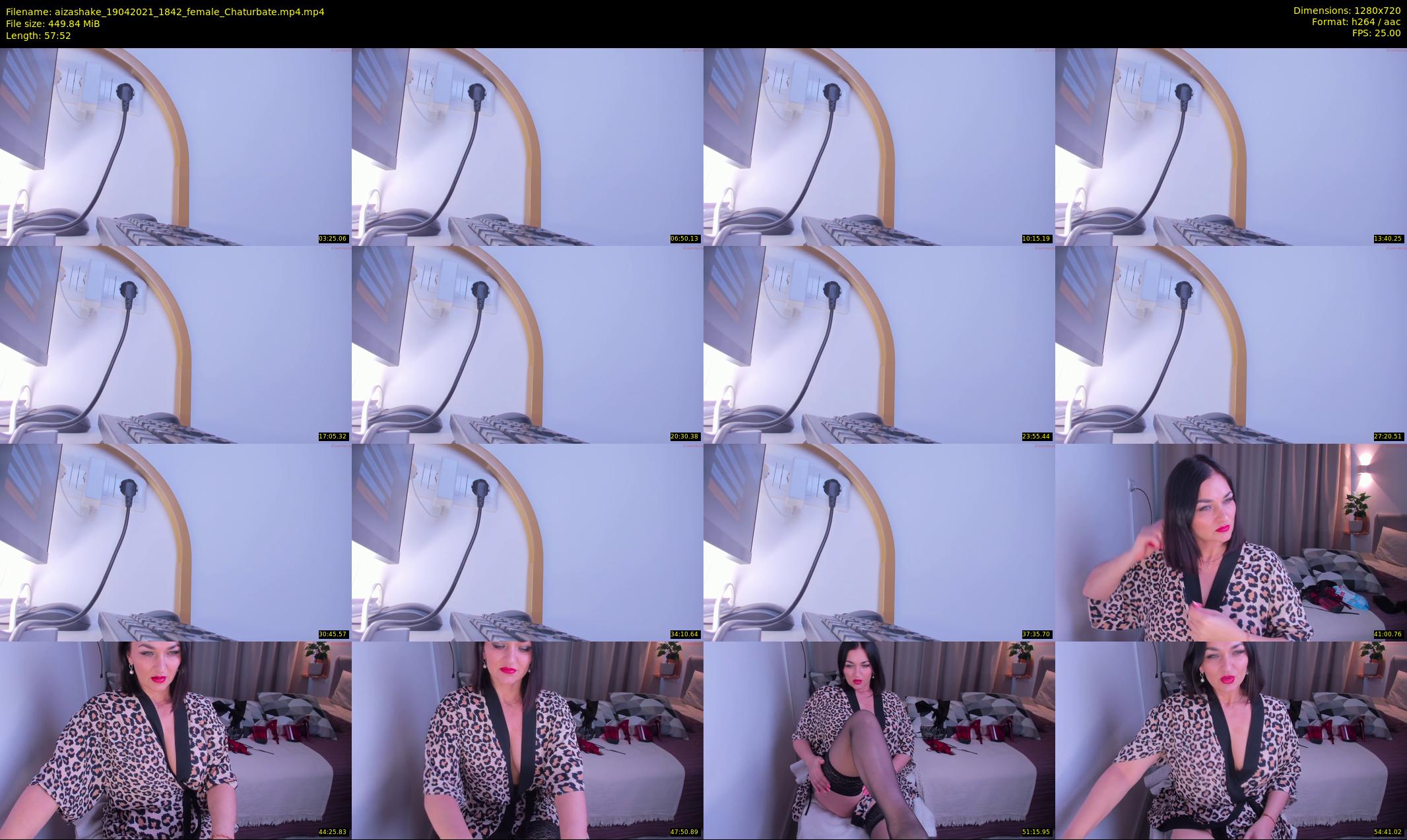 aizashake — 58 minute Chaturbate female cam show recording, 720p, Apr 19, 2021
