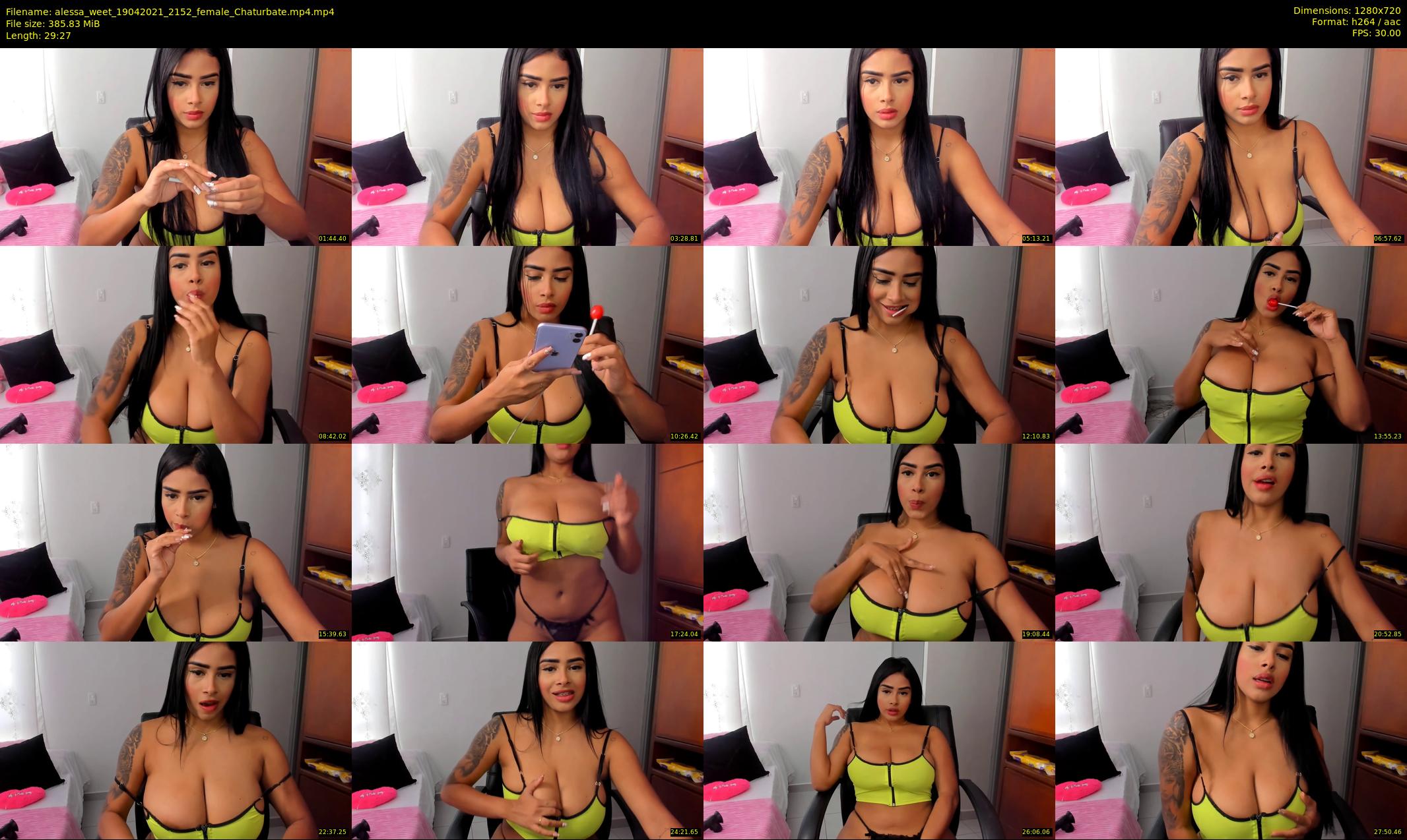 alessa_weet — 30 minute Chaturbate female cam show recording, 720p, Apr 19, 2021
