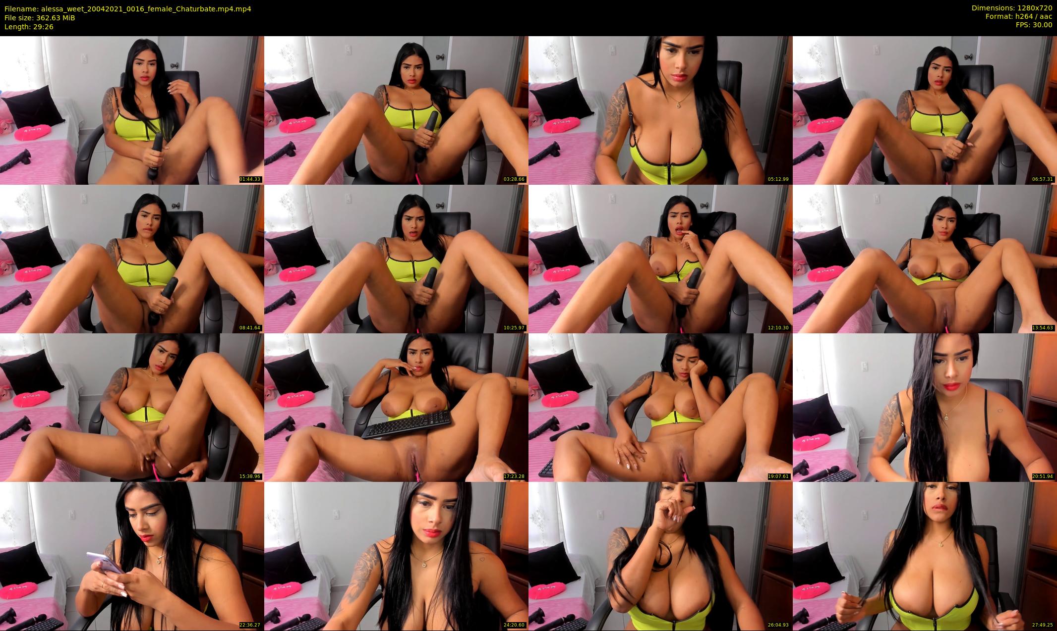 alessa_weet — 30 minute Chaturbate female cam show recording, 720p, Apr 20, 2021