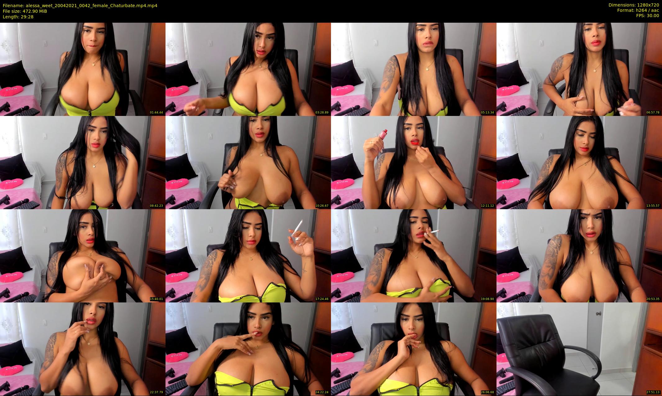 alessa_weet — 30 minute Chaturbate female cam show recording, 720p, Apr 20, 2021