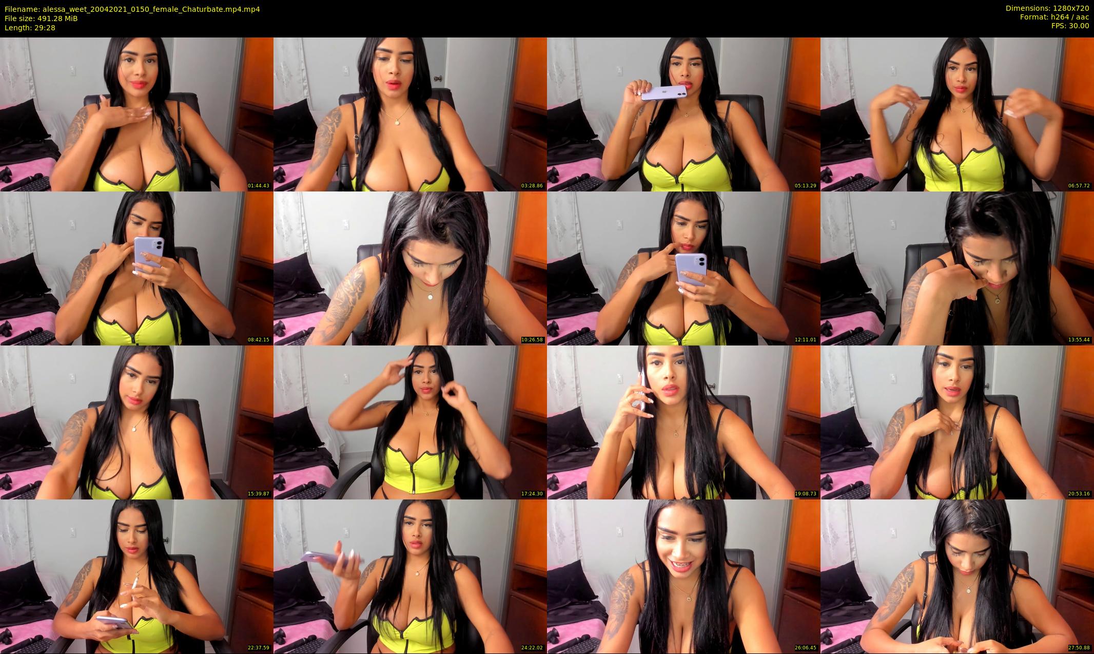 alessa_weet — 30 minute Chaturbate female cam show recording, 720p, Apr 20, 2021