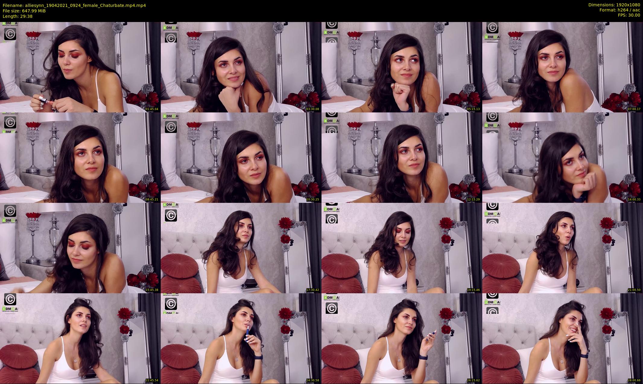 alliesynn — 30 minute Chaturbate female cam show recording, 1080p, Apr 19, 2021