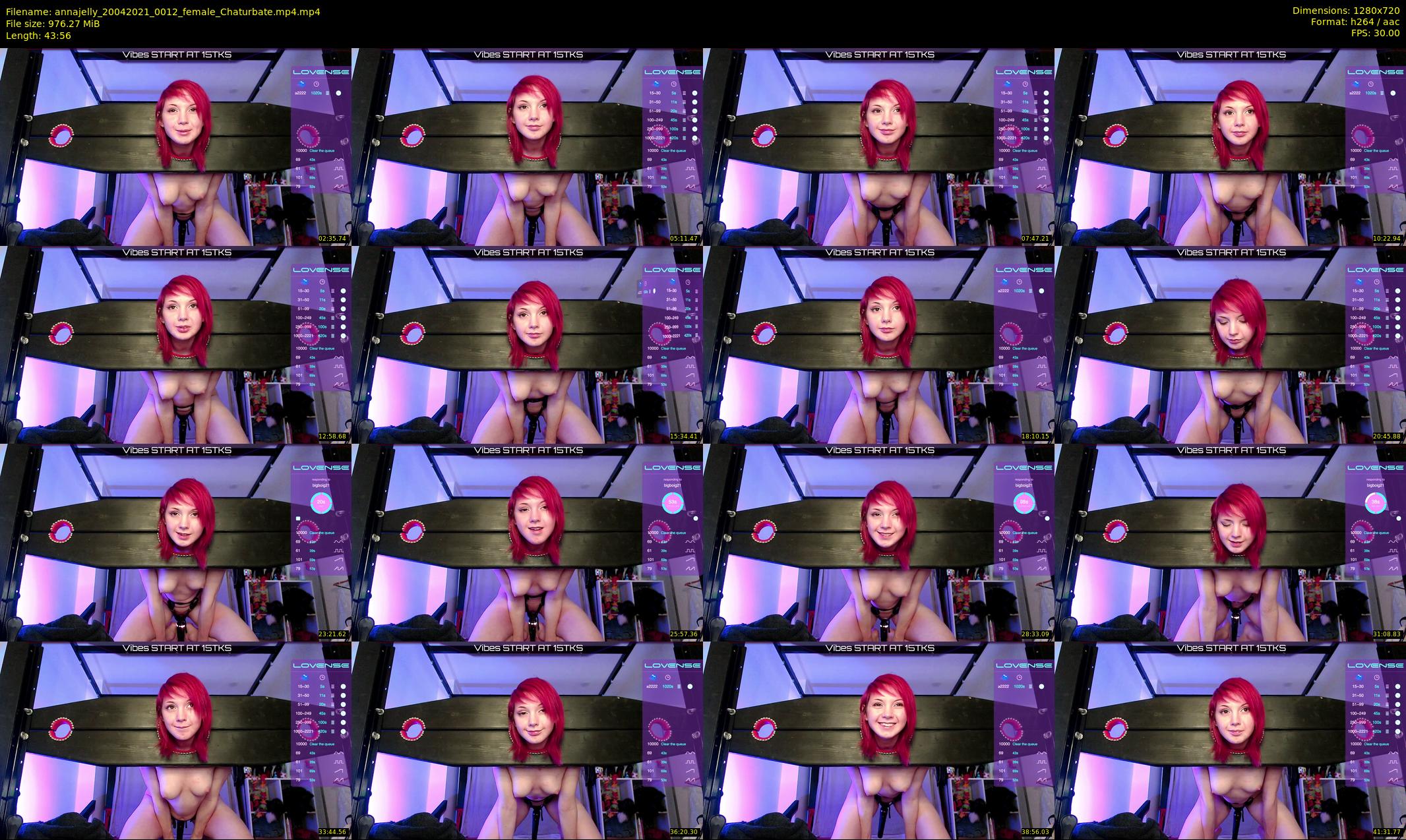 annajelly — 44 minute Chaturbate couple cam show recording, 720p, Apr 20, 2021