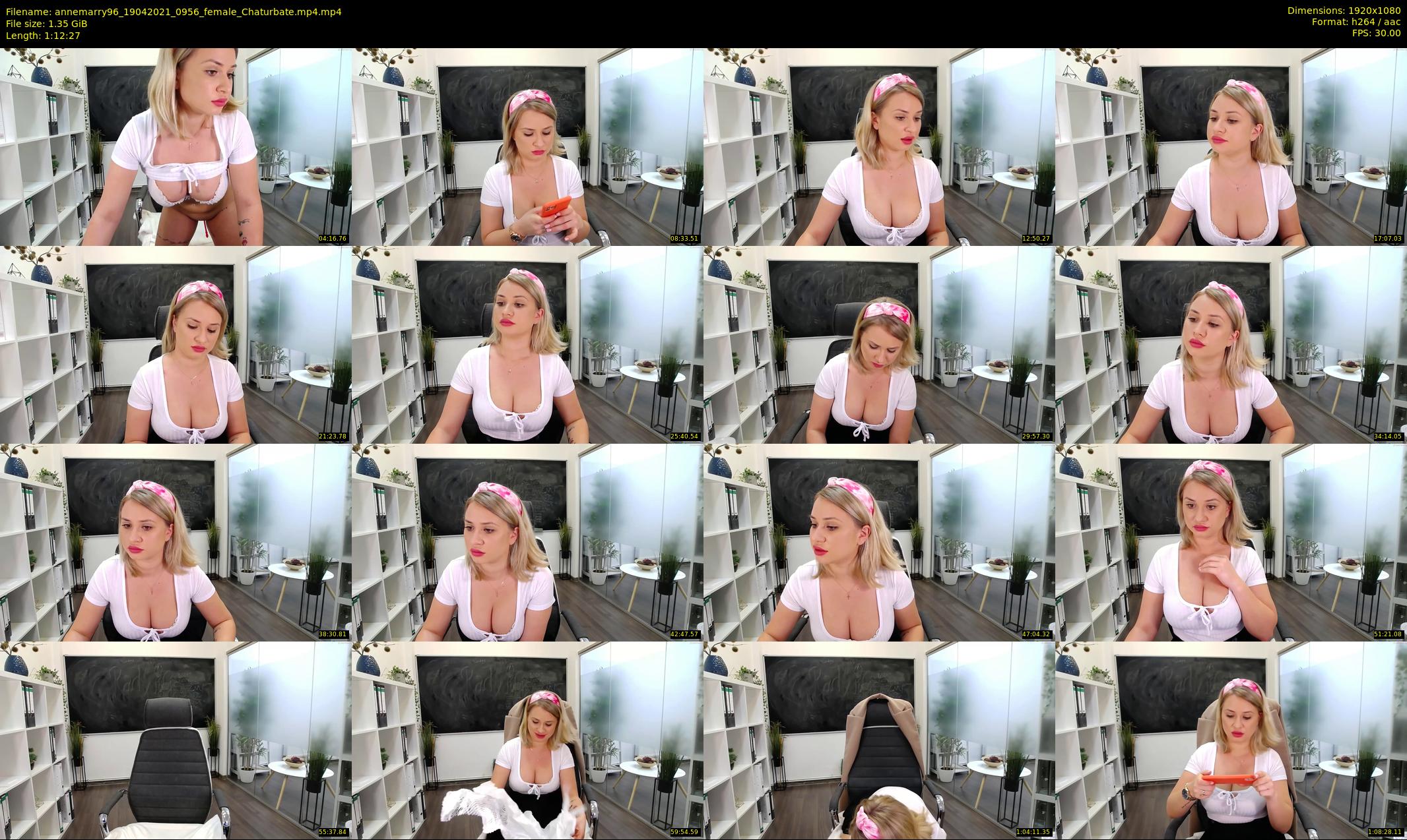 annemarry96 — 73 minute Chaturbate female cam show recording, 1080p, Apr 19, 2021