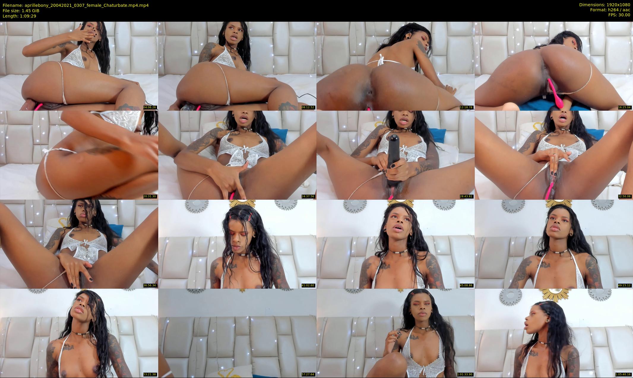 aprillebony — 70 minute Chaturbate female cam show recording, 1080p, Apr 20, 2021