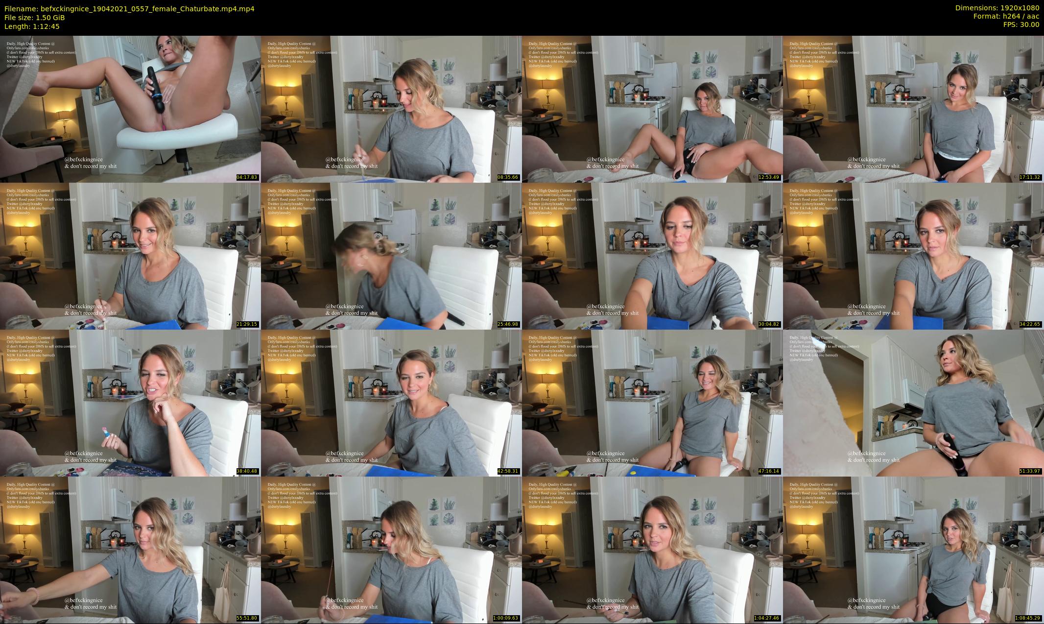 befxckingnice — 73 minute Chaturbate female cam show recording, 1080p, Apr 19, 2021