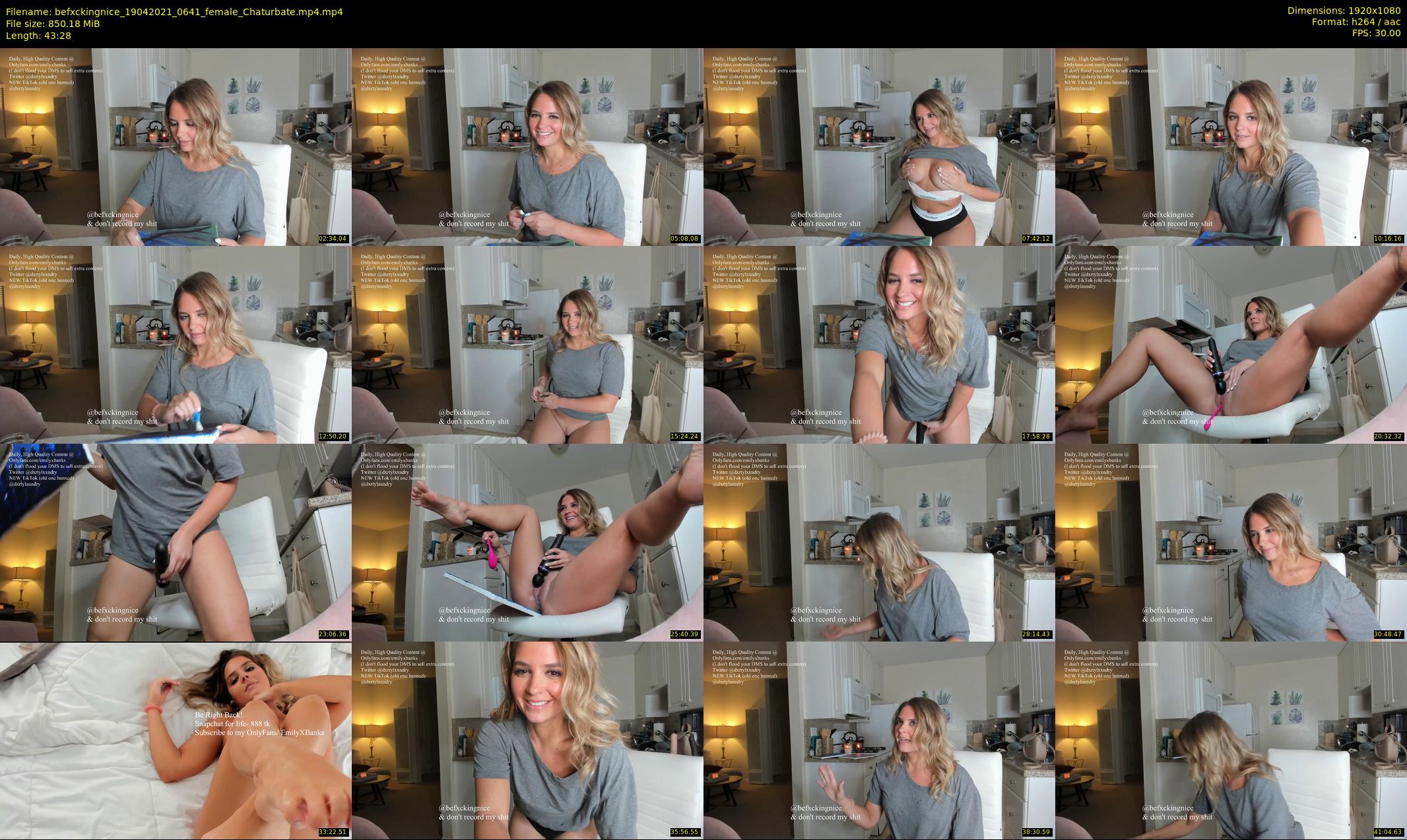 befxckingnice — 44 minute Chaturbate female cam show recording, 1080p, Apr 19, 2021